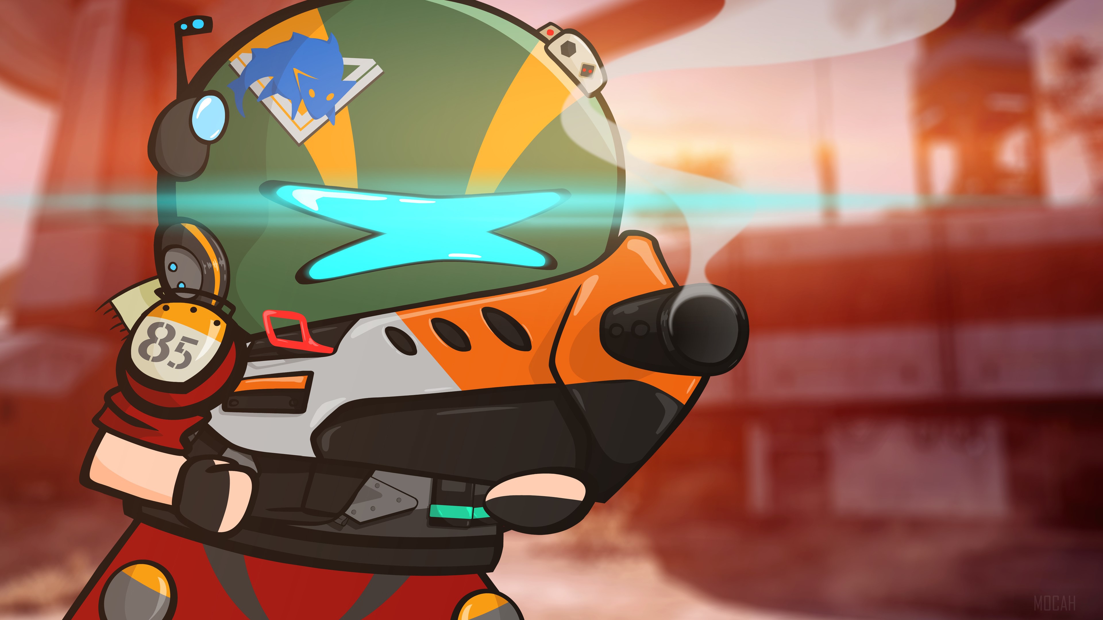 Titan Toons character from Titanfall 2 4K HD Wallpaper