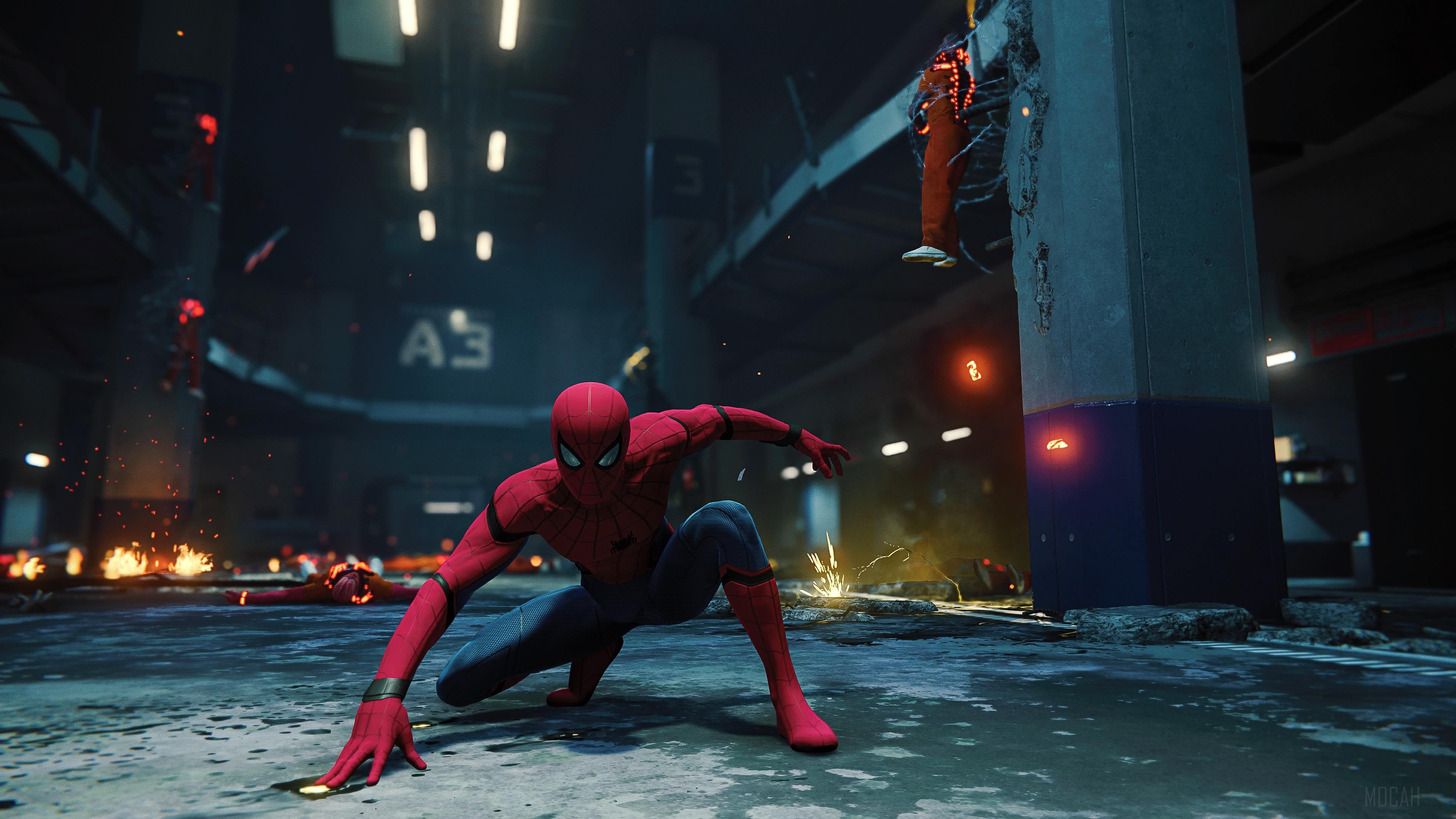 Spider-Man from Marvel's Spider-Man 4K HD Wallpaper