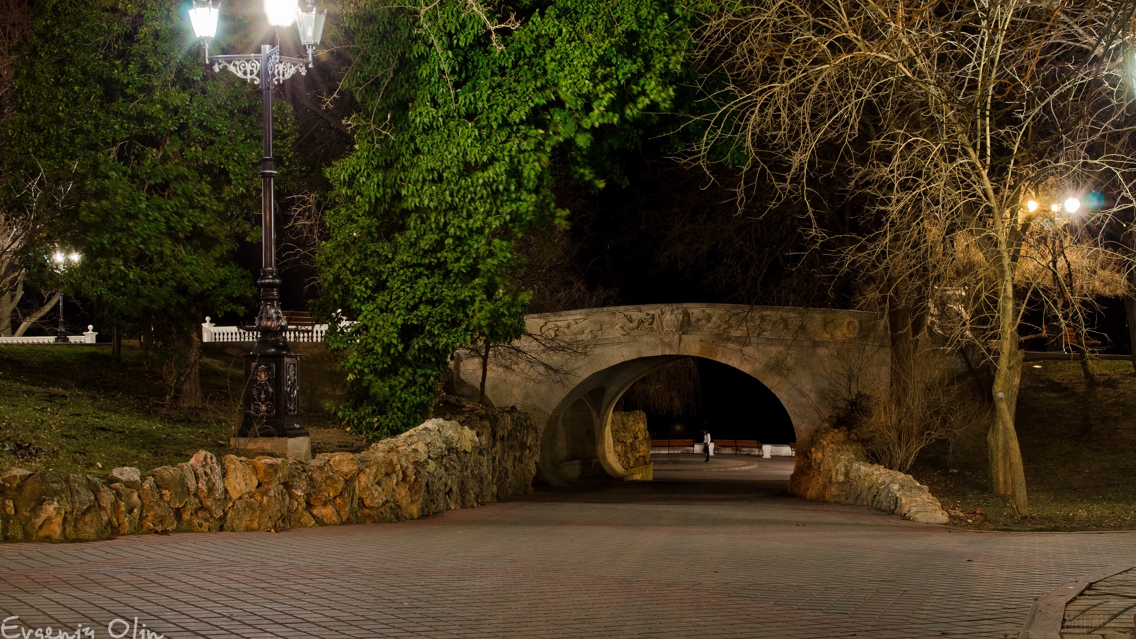 Bridge in Sevastopol at evening 4K HD Wallpaper