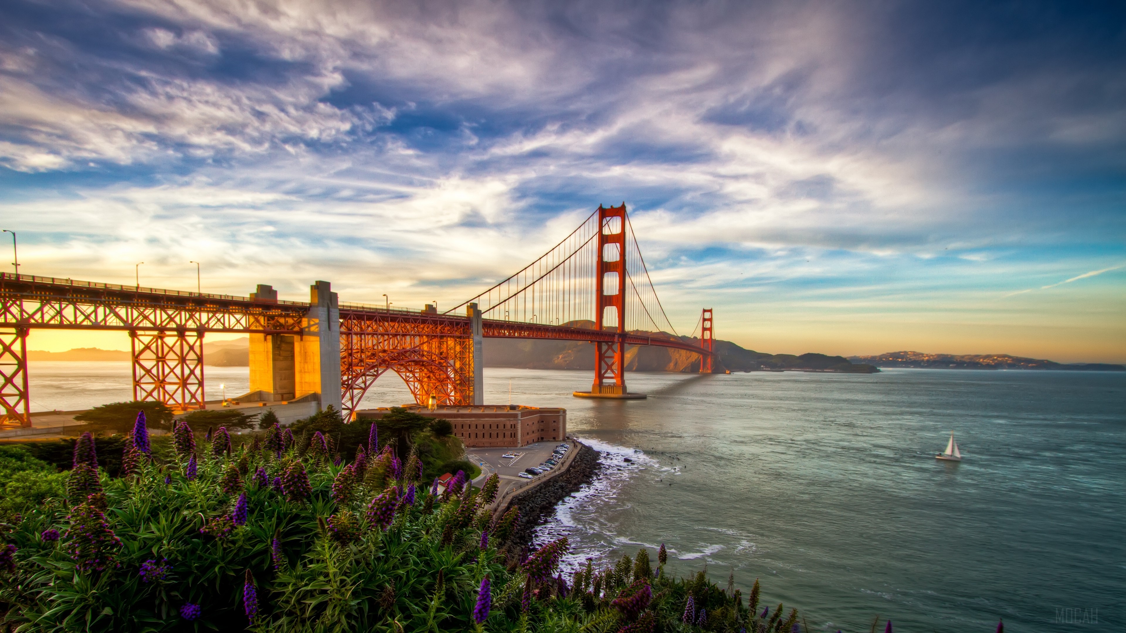 Golden Gate Bridge, San Francisco, California, USA, 4K HD Wallpaper