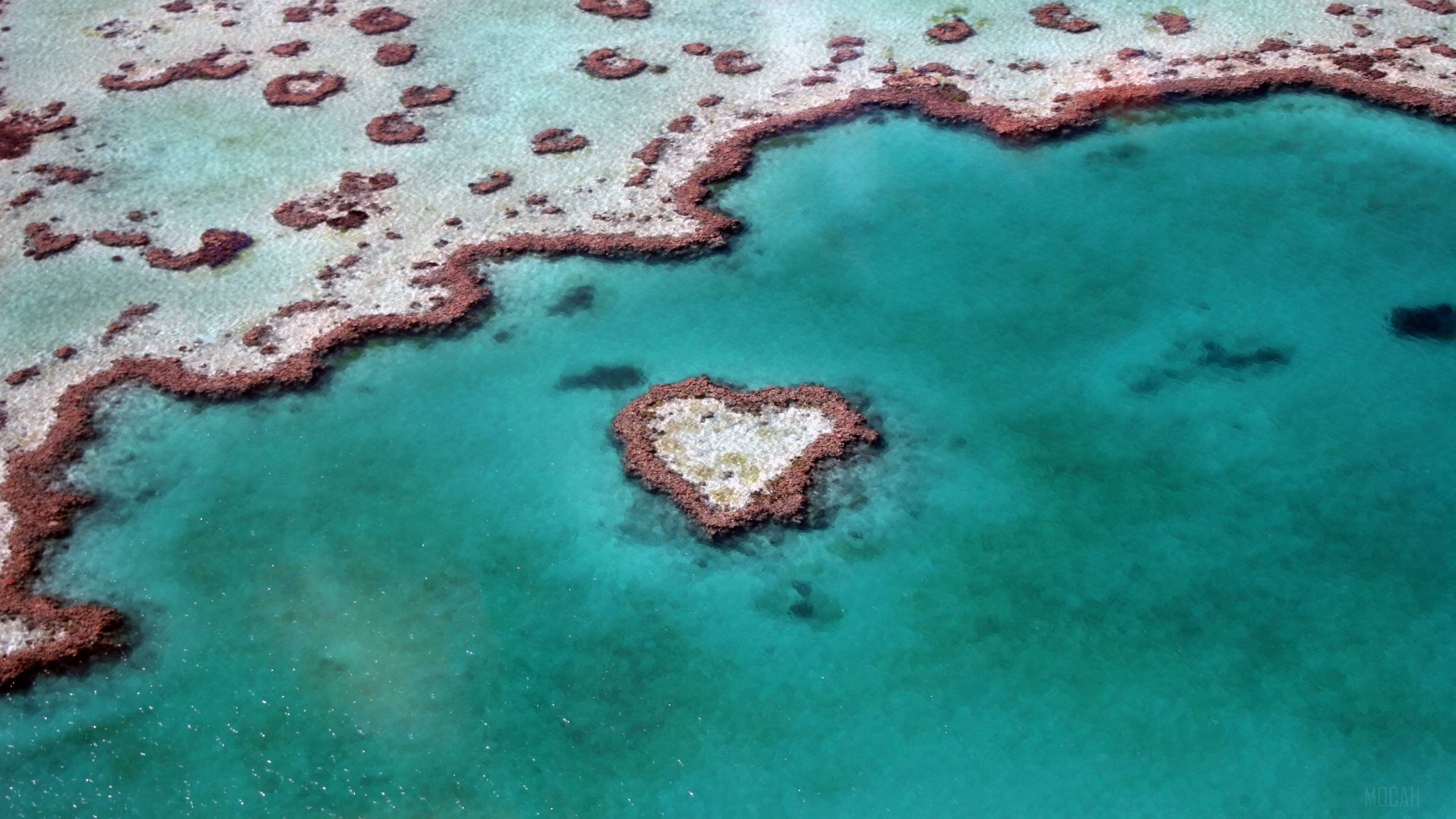 Heart Reef Australia HD Wallpaper