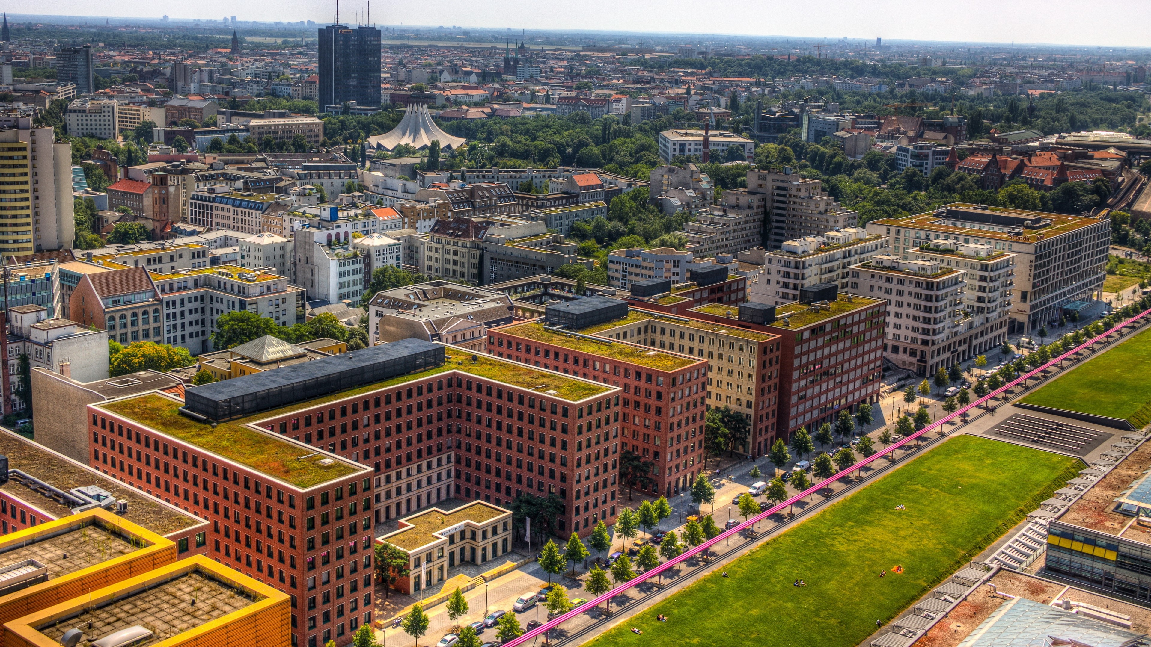 Berlin Metropolis Buildings HDR 4K HD Wallpaper