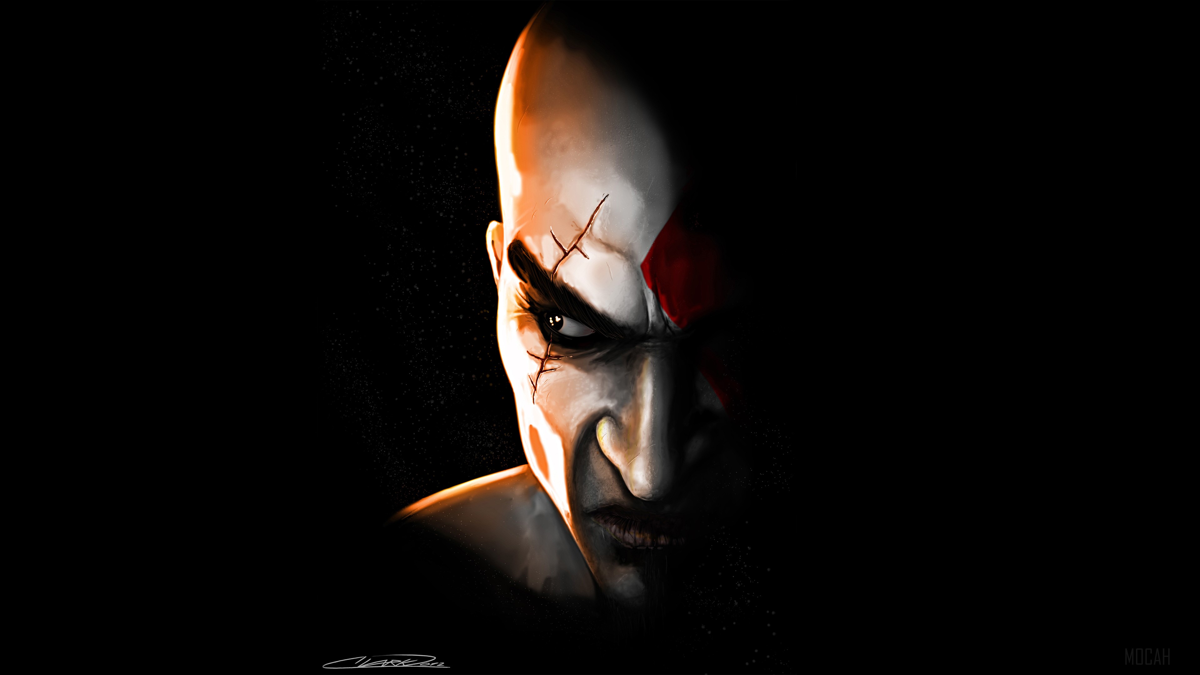 Kratos from God of War 4K HD Wallpaper
