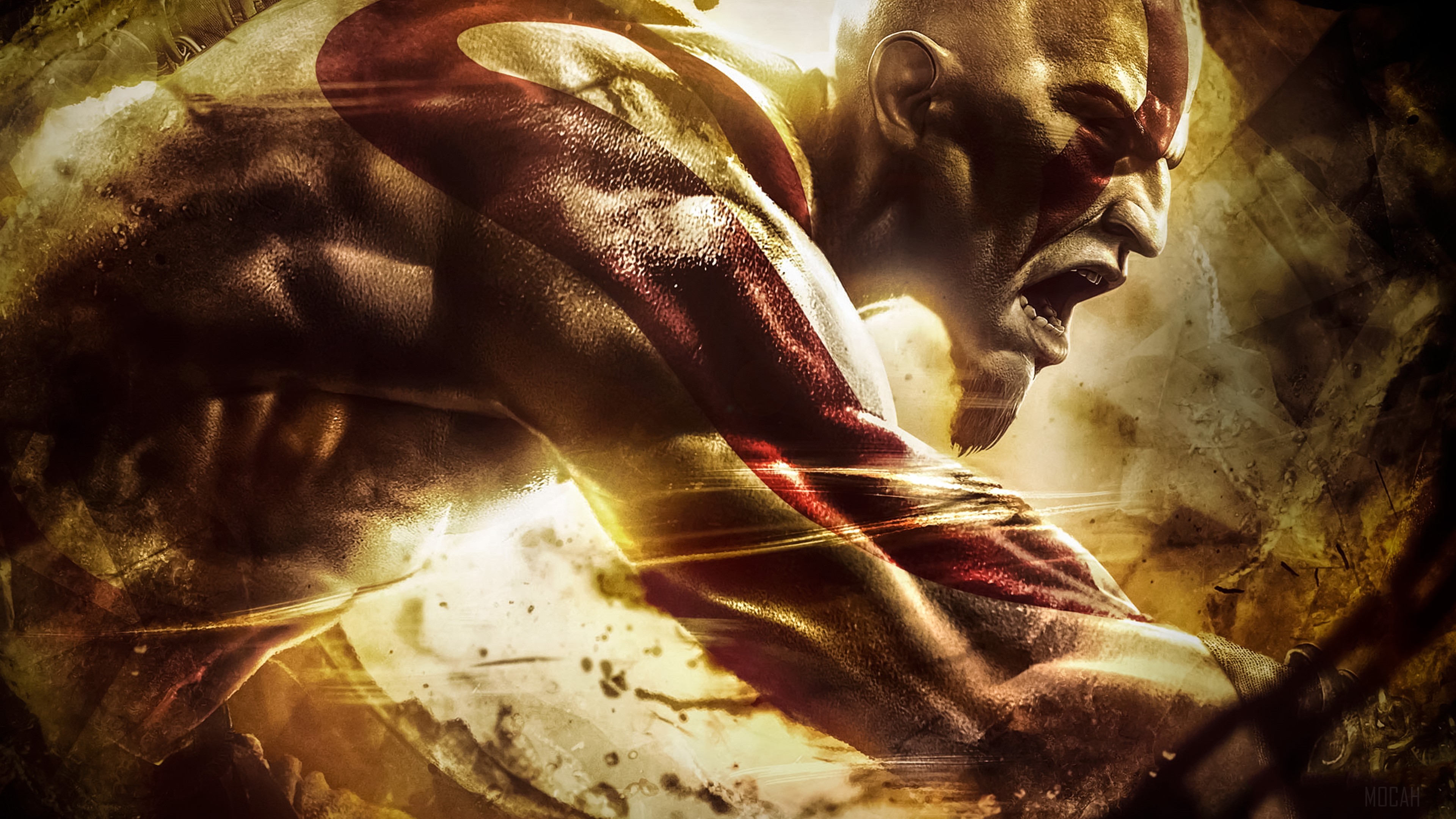 Kratos from God of War 4K HD Wallpaper