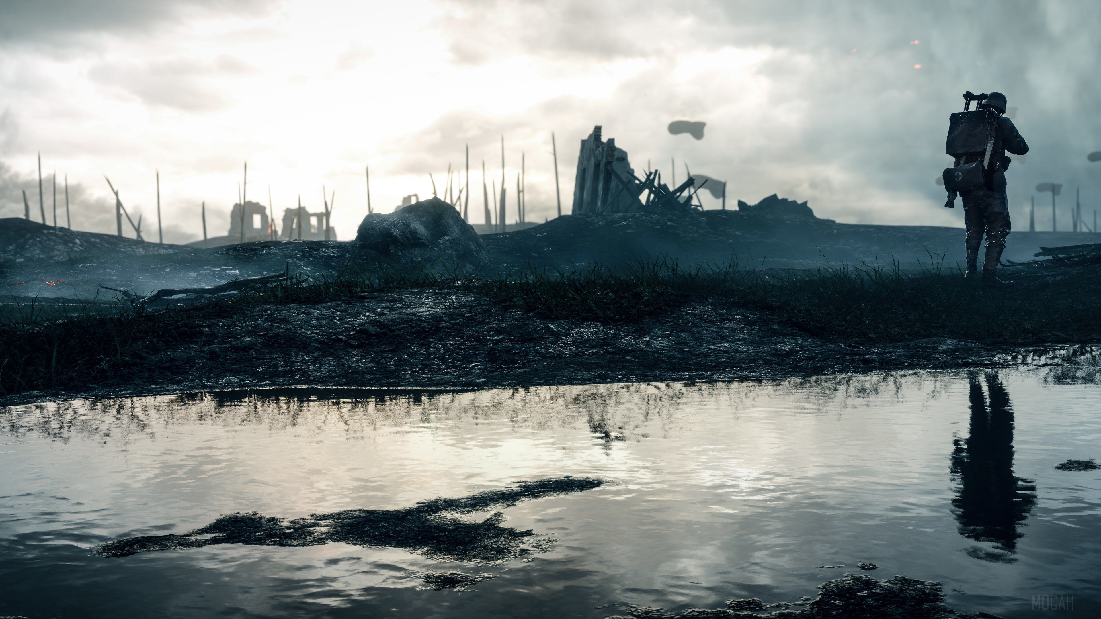 Soldier in Battlefield 1 4K HD Wallpaper