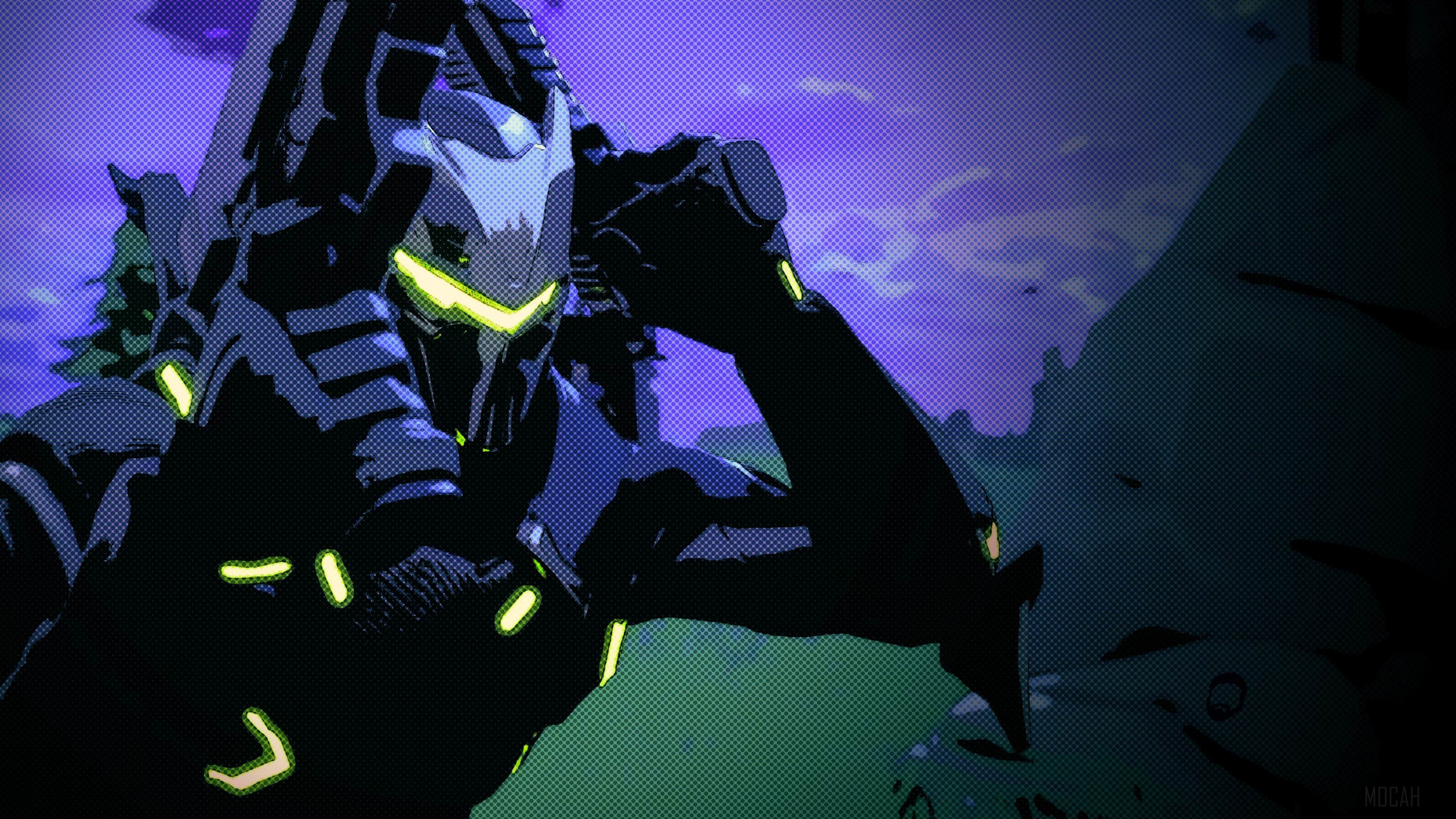 Omega from Fortnite Comic 4K HD Wallpaper