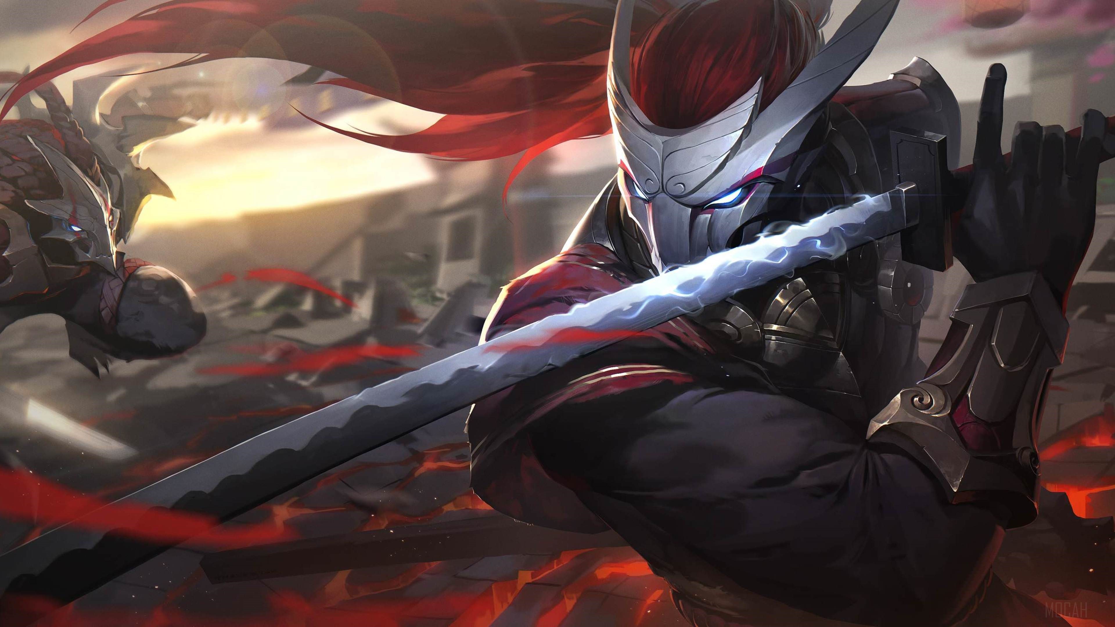 Yasuo from League of Legends 4K HD Wallpaper