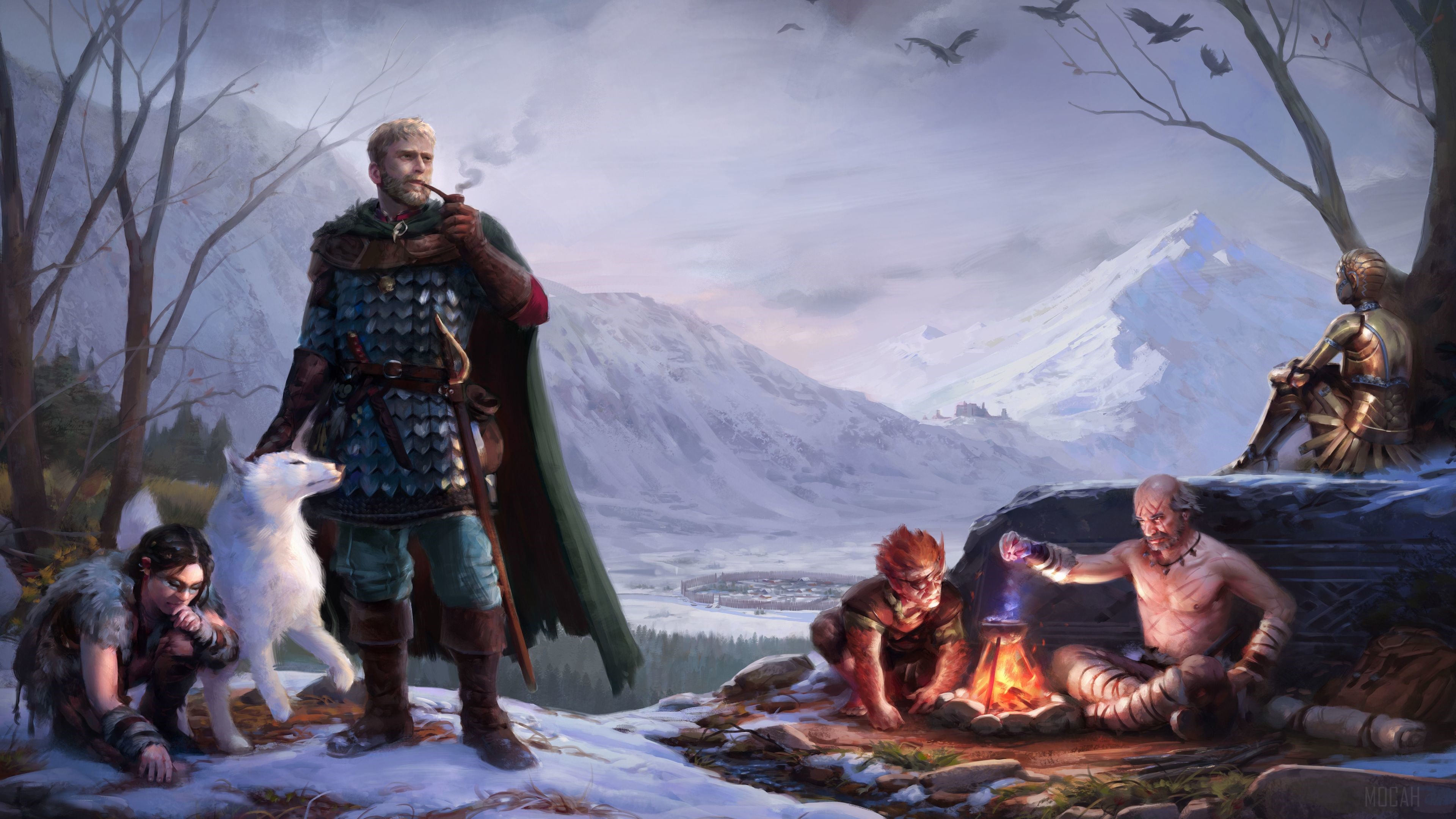 Pillars Of Eternity 2 Deadfire Key Art HD Wallpaper