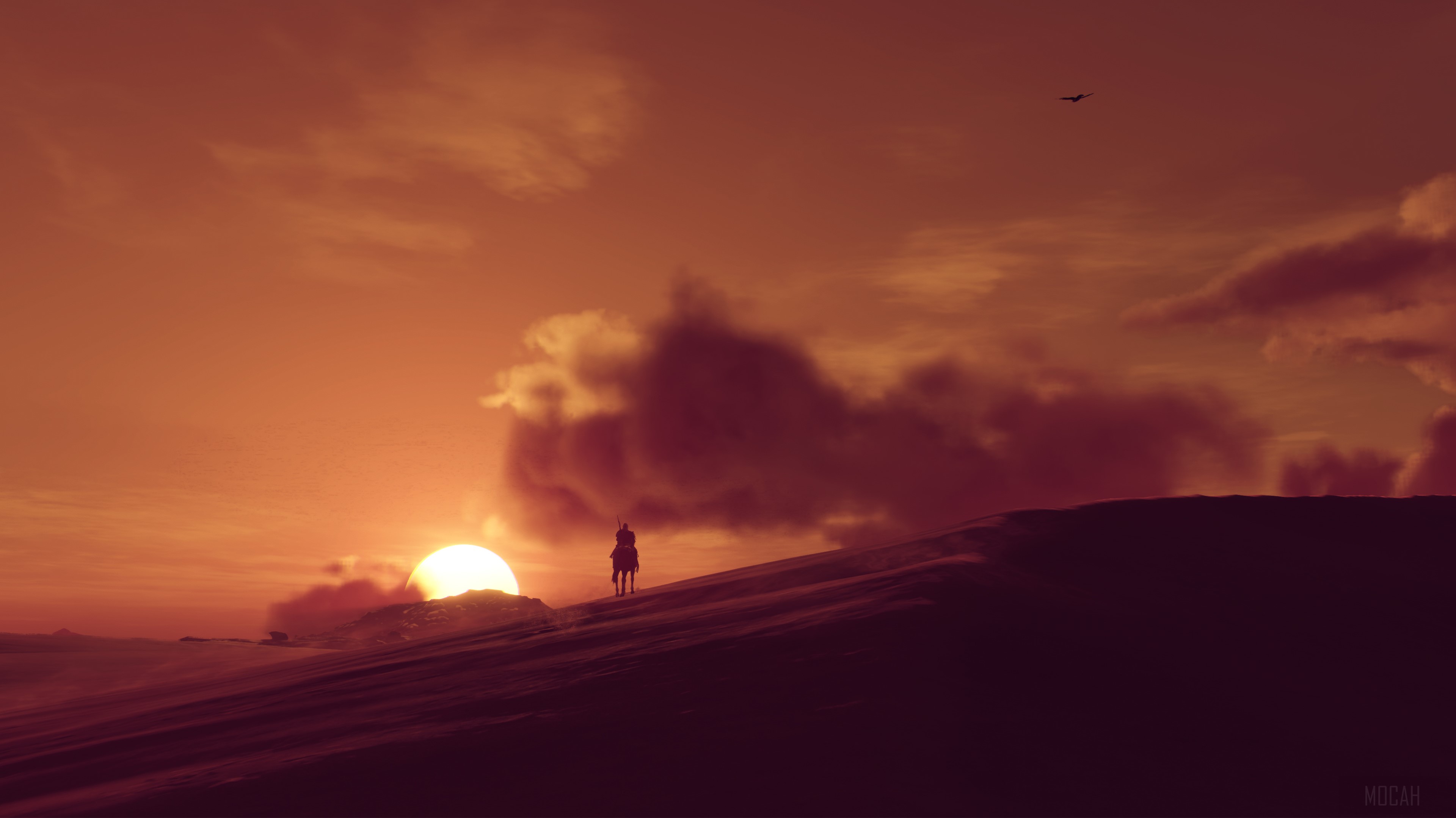 Assassin's Creed Origins Sunset 4K HD Wallpaper
