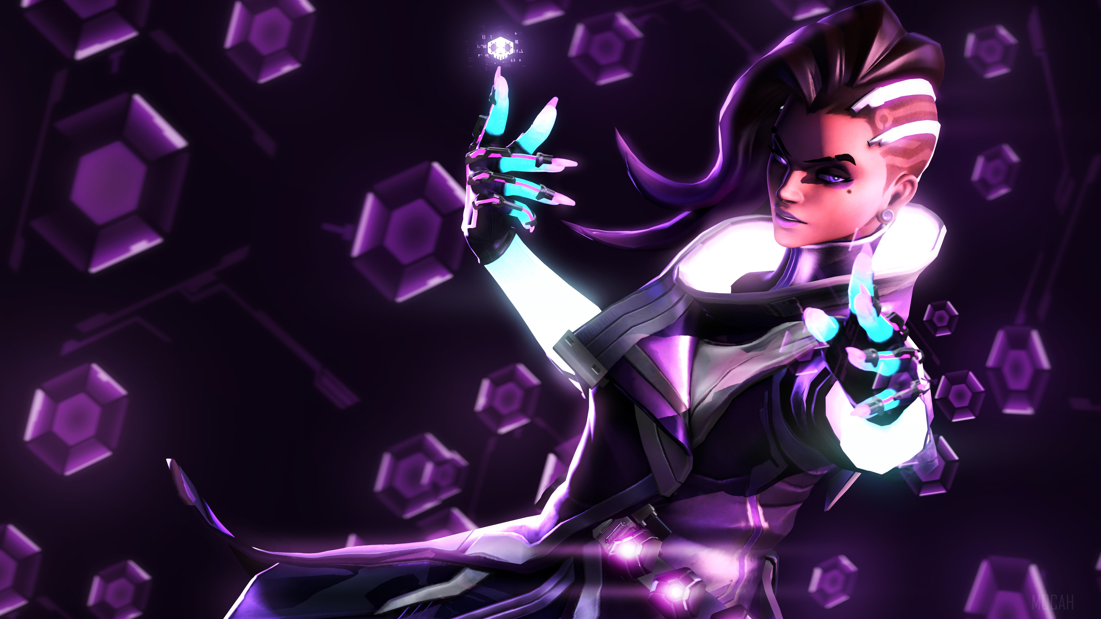 Sombra from Overwatch 4K HD Wallpaper