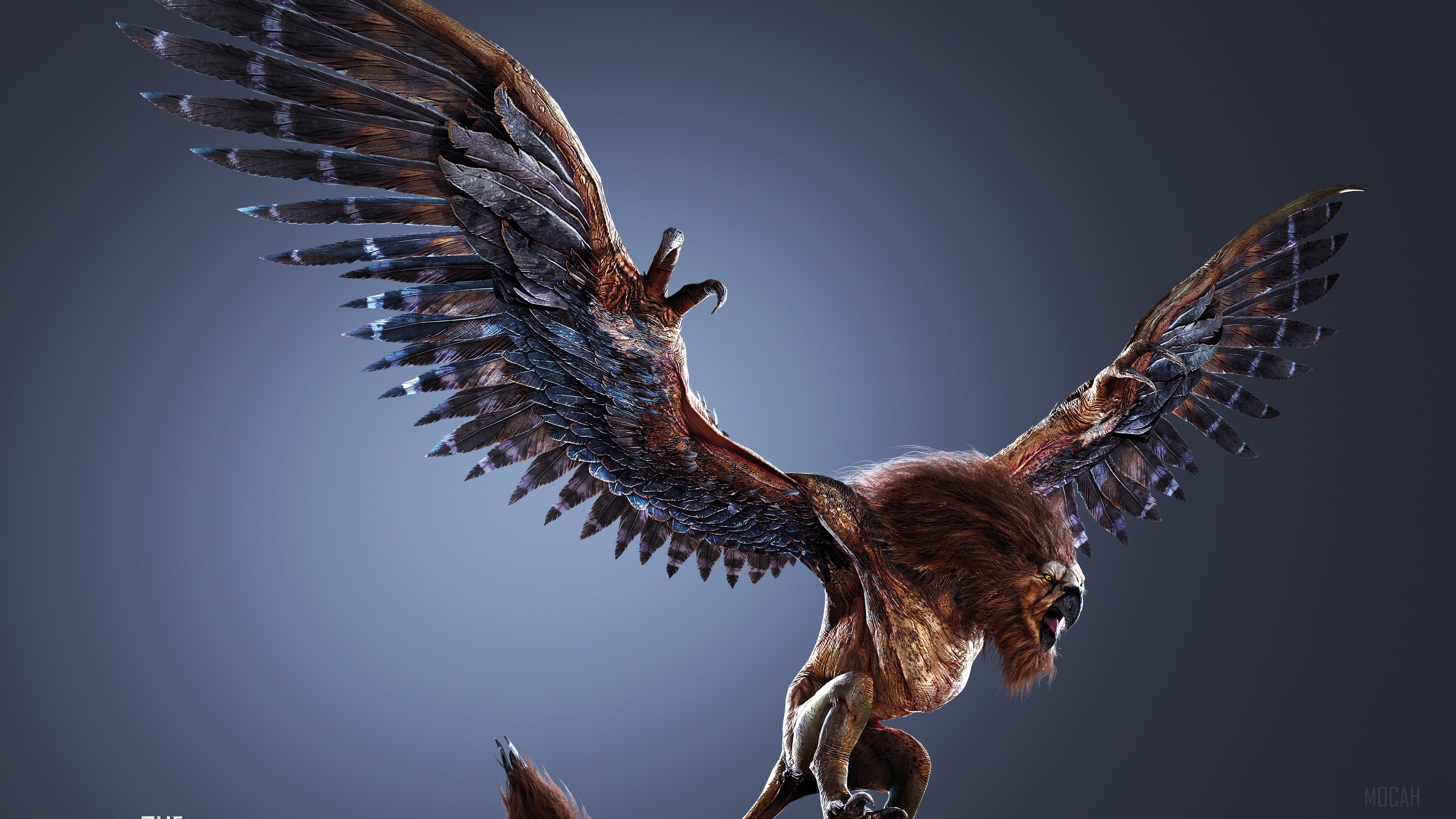 Griffin from The Witcher 3 Wild Hunt 4K HD Wallpaper