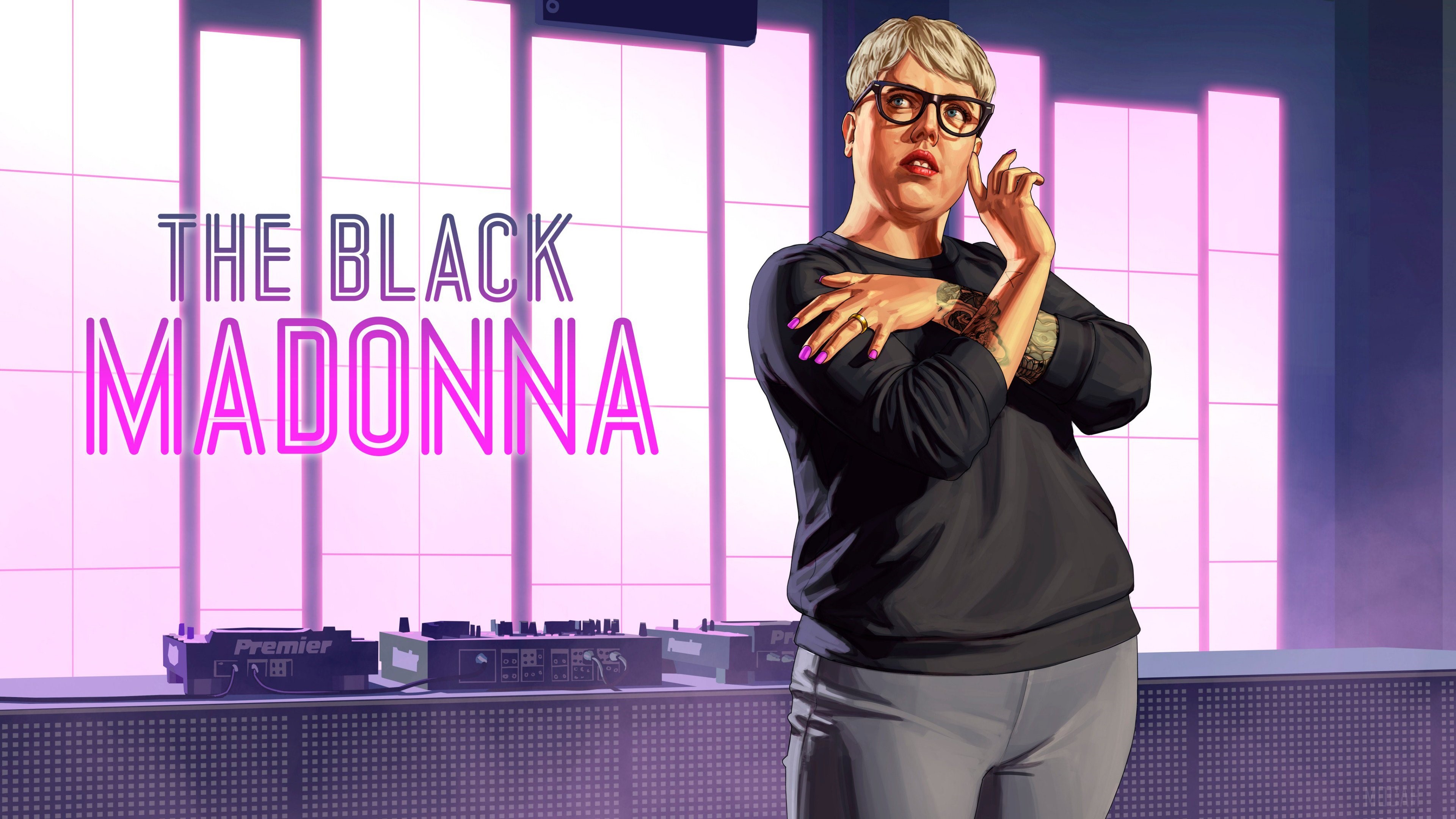 The Black Madonna from Grand Theft Auto V 4K HD Wallpaper