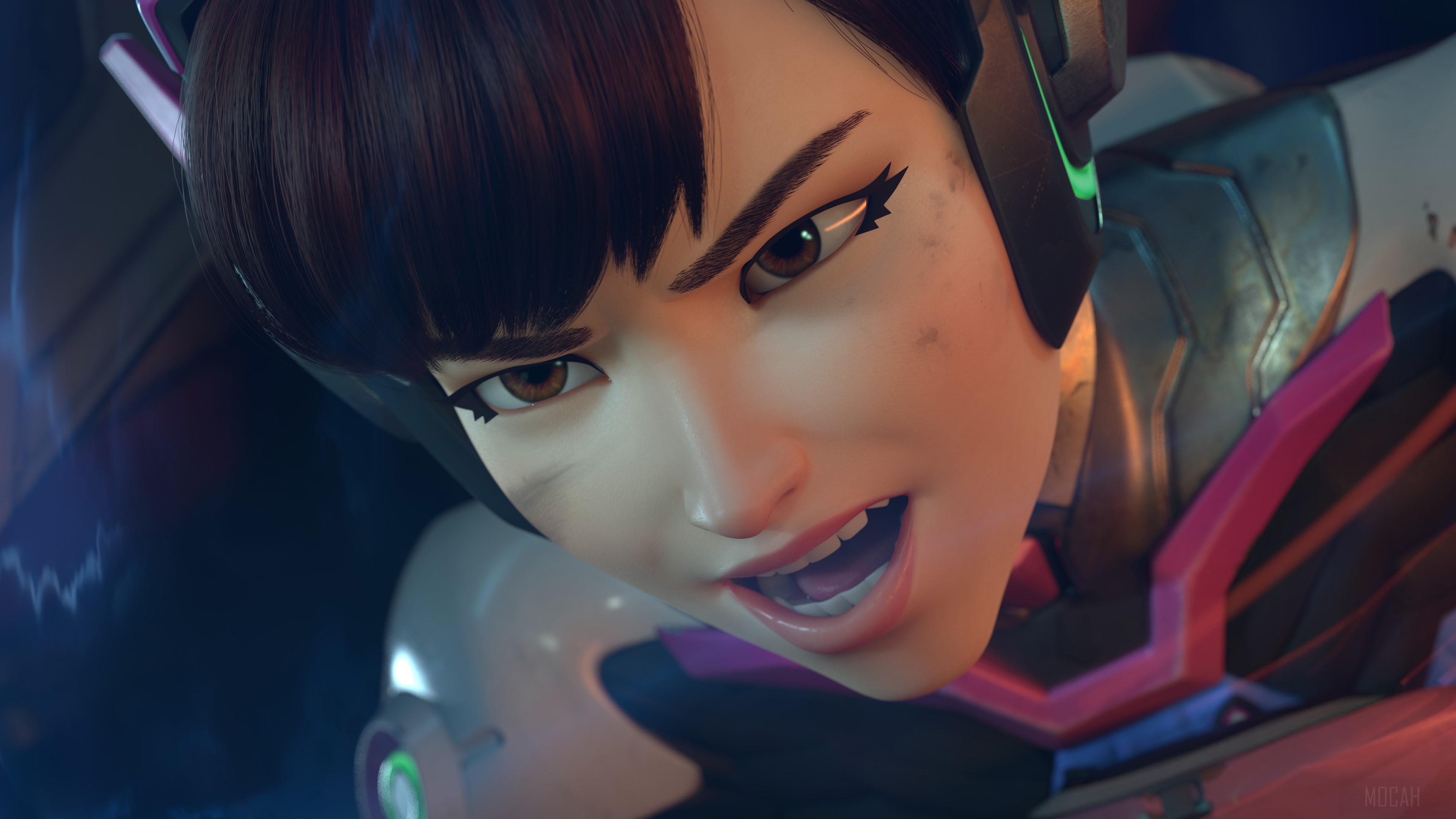D.Va from Overwatch 4K HD Wallpaper