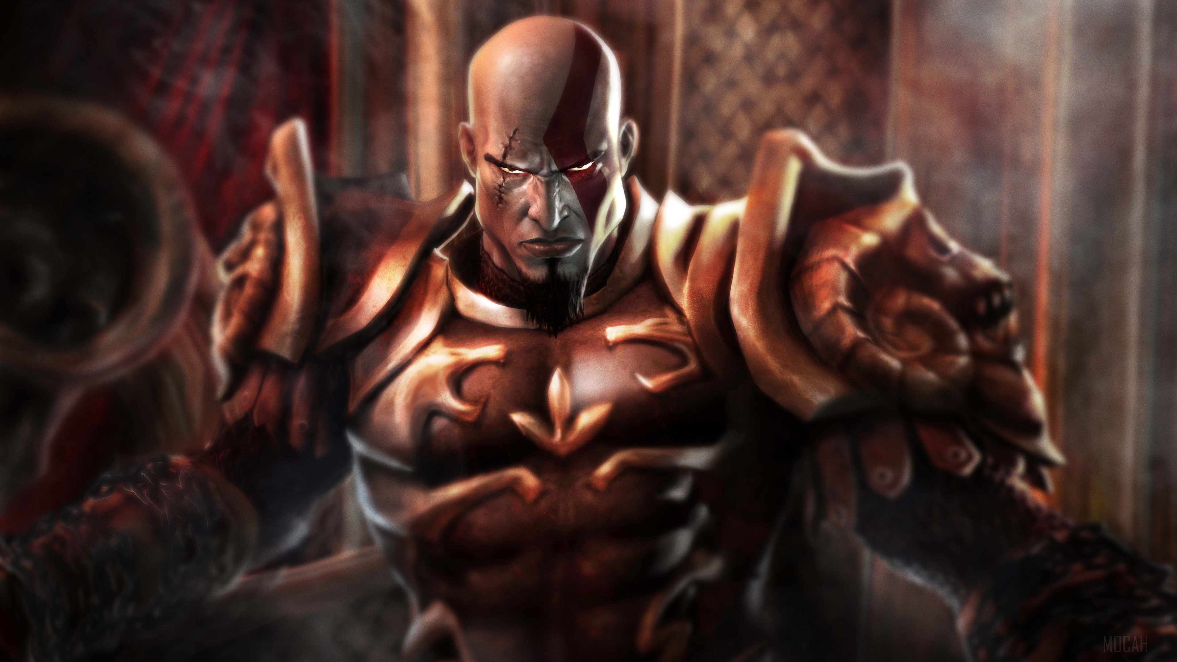 Kratos from God of War 4K HD Wallpaper