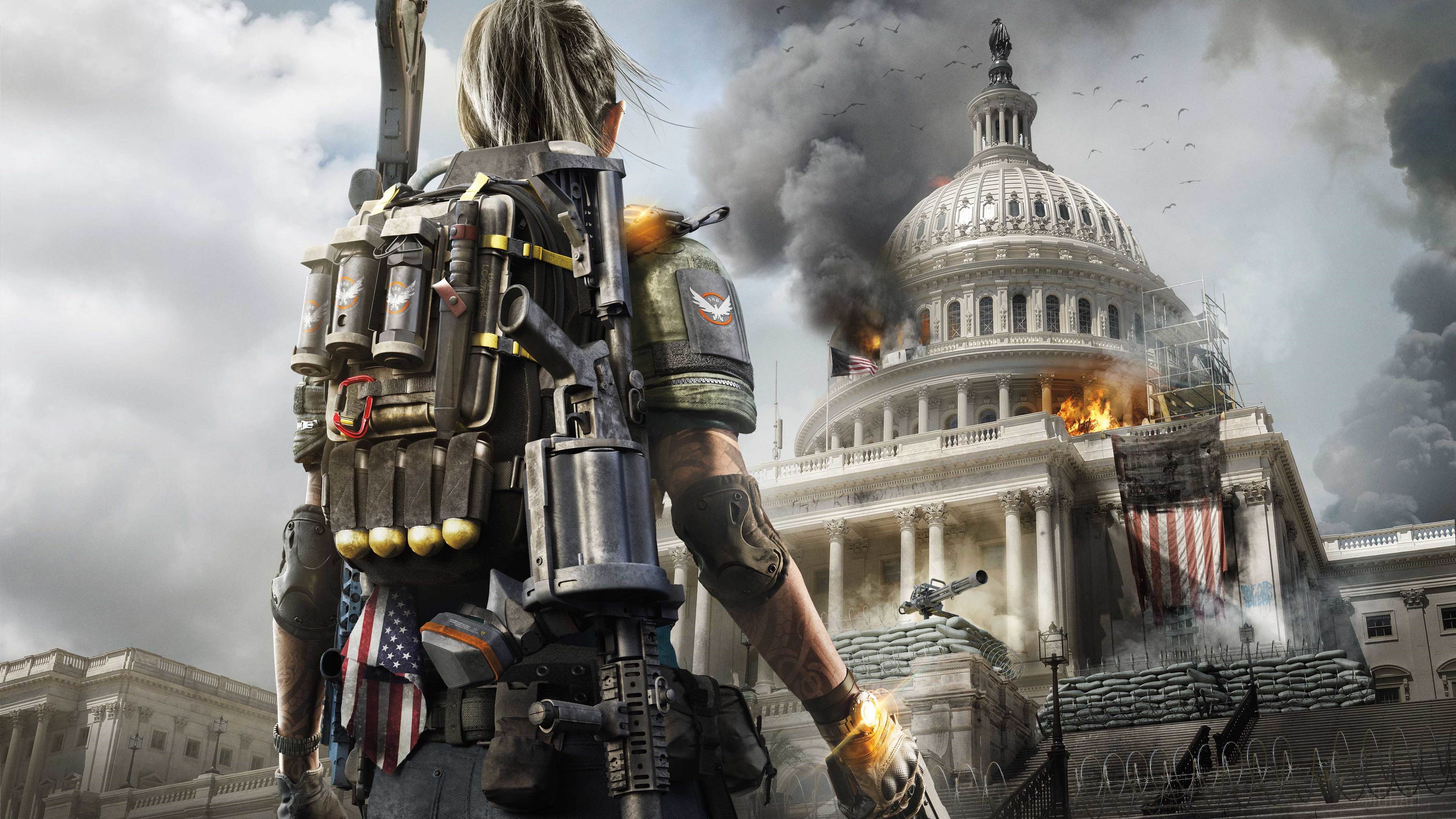The Division 2 Capitol Building 4K HD Wallpaper