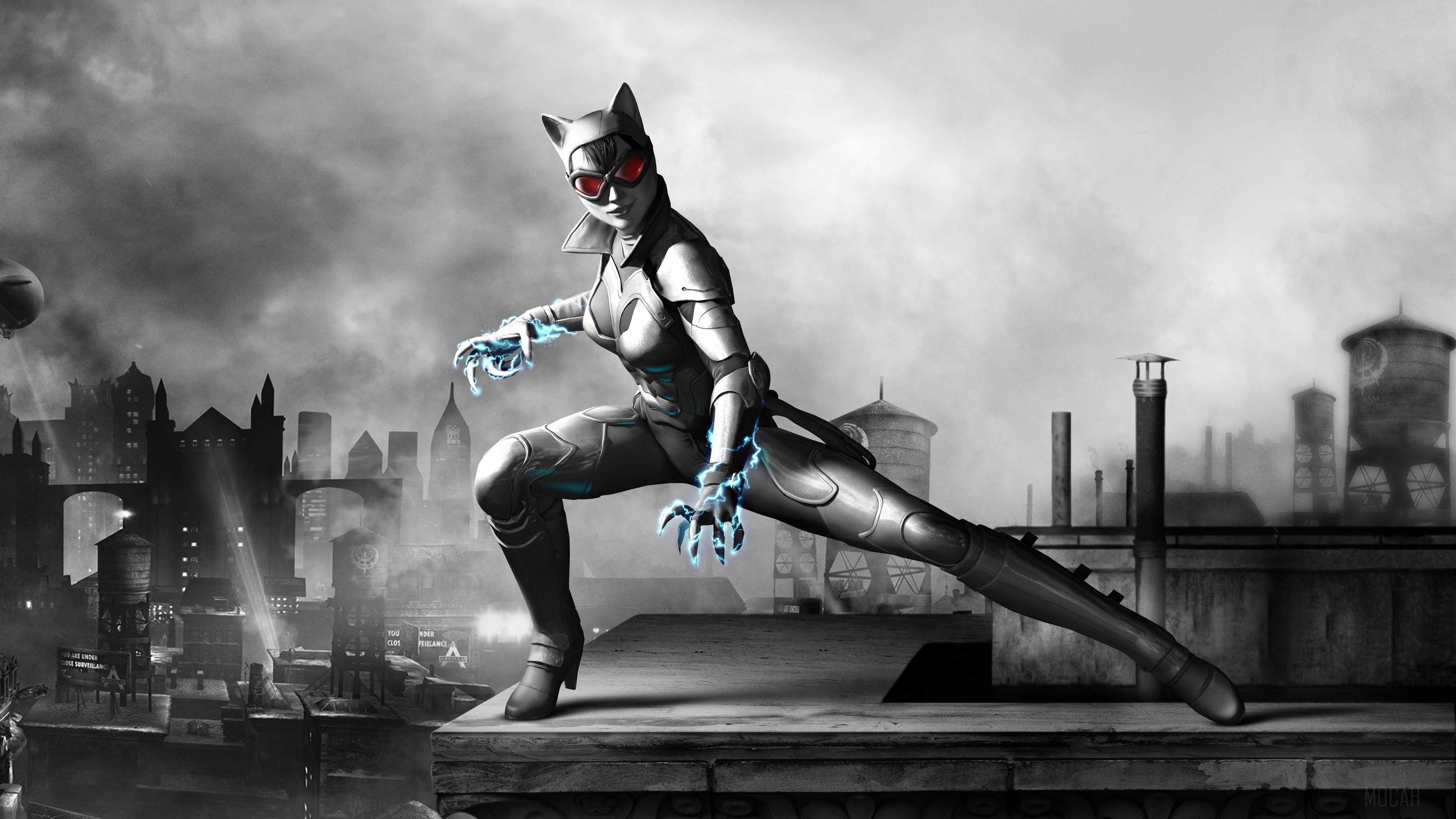 Catwoman from Batman: Arkham in 4K HD Wallpaper