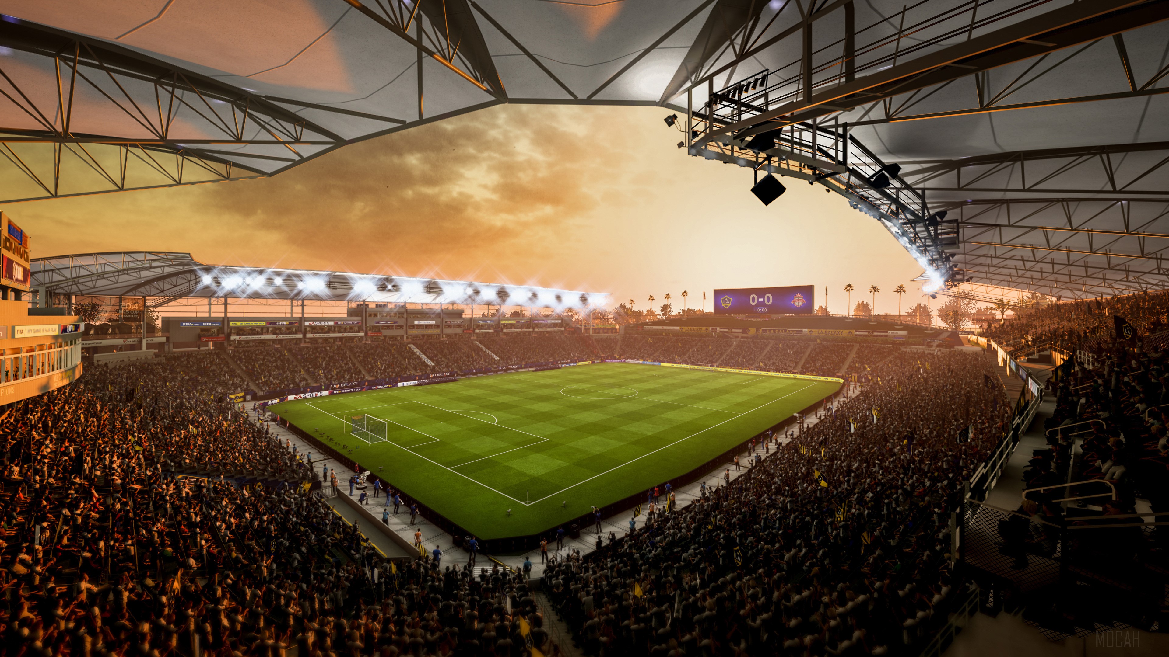 Fifa 18 4K soccer stadium HD Wallpaper