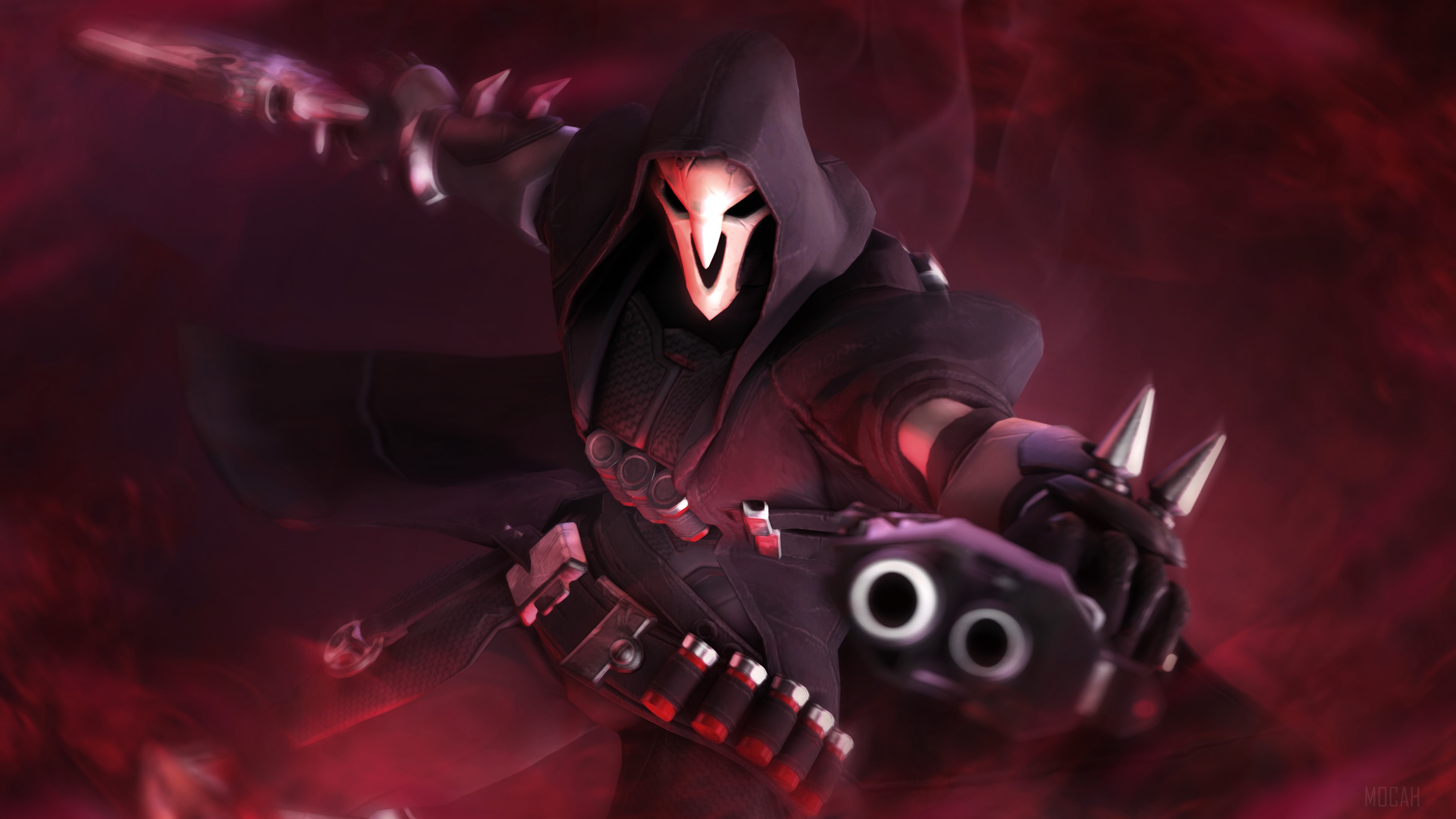 Reaper from Overwatch 4K HD Wallpaper