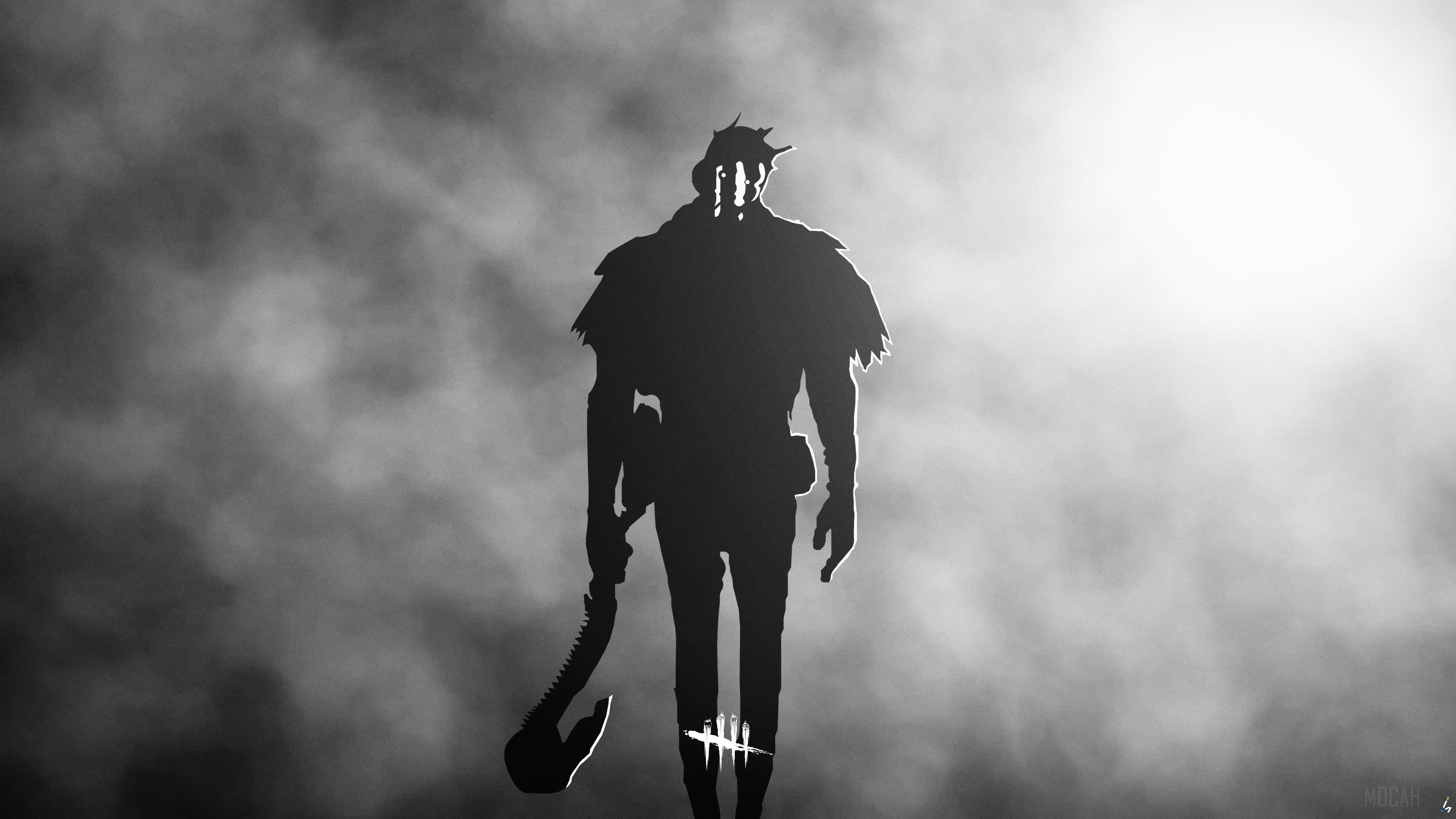 The Trapper from Dead By Daylight in Fog 4K HD Wallpaper