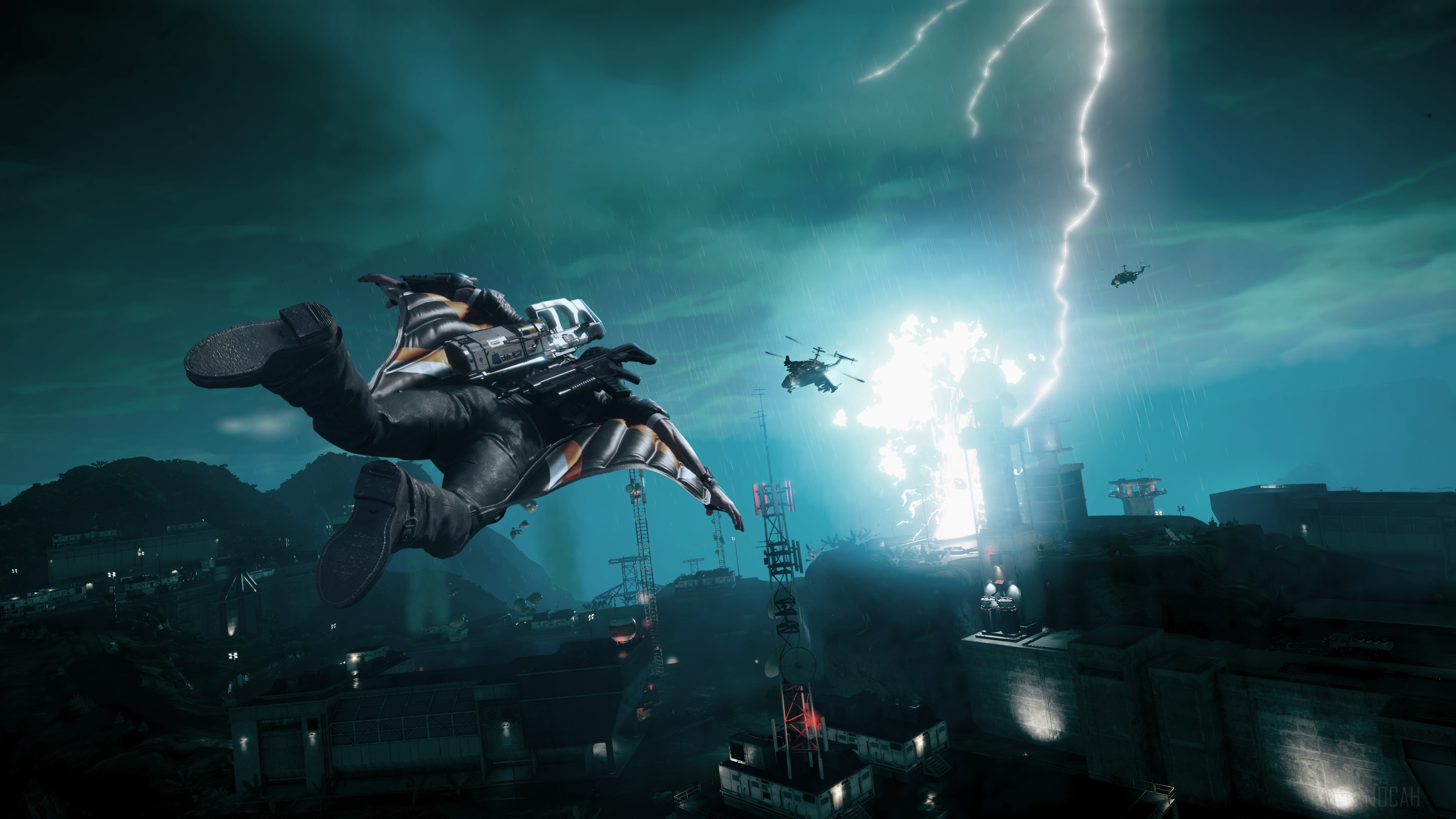 Just Cause 4 4K Stormnight HD Wallpaper
