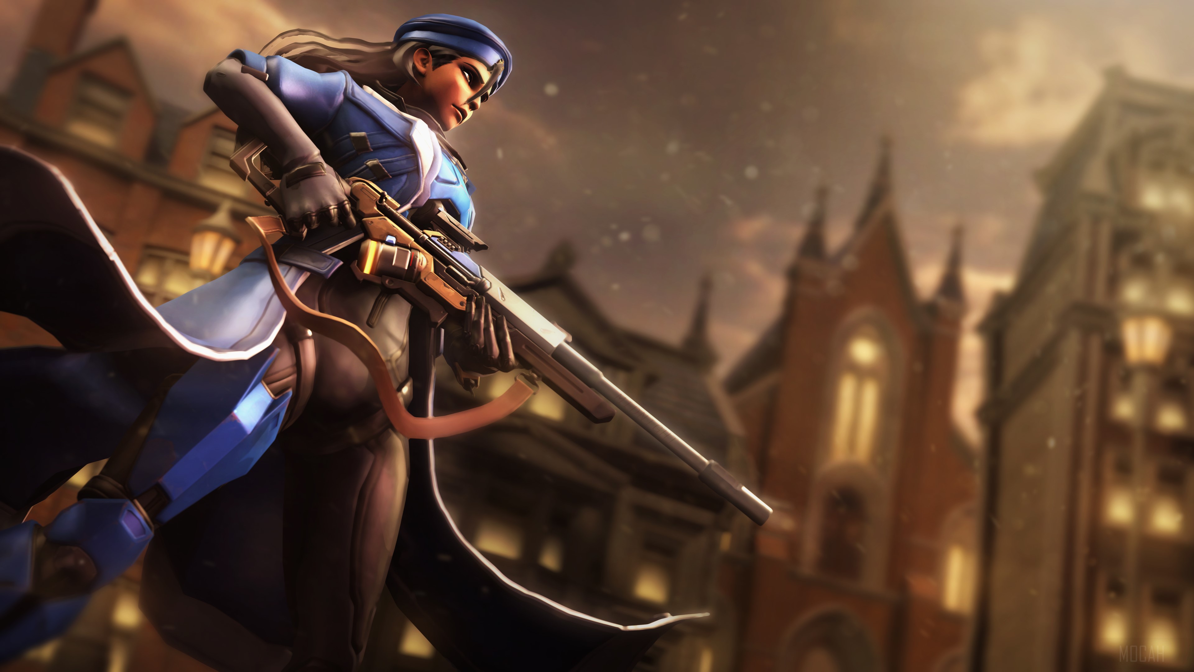 Ana from Overwatch 4K HD Wallpaper