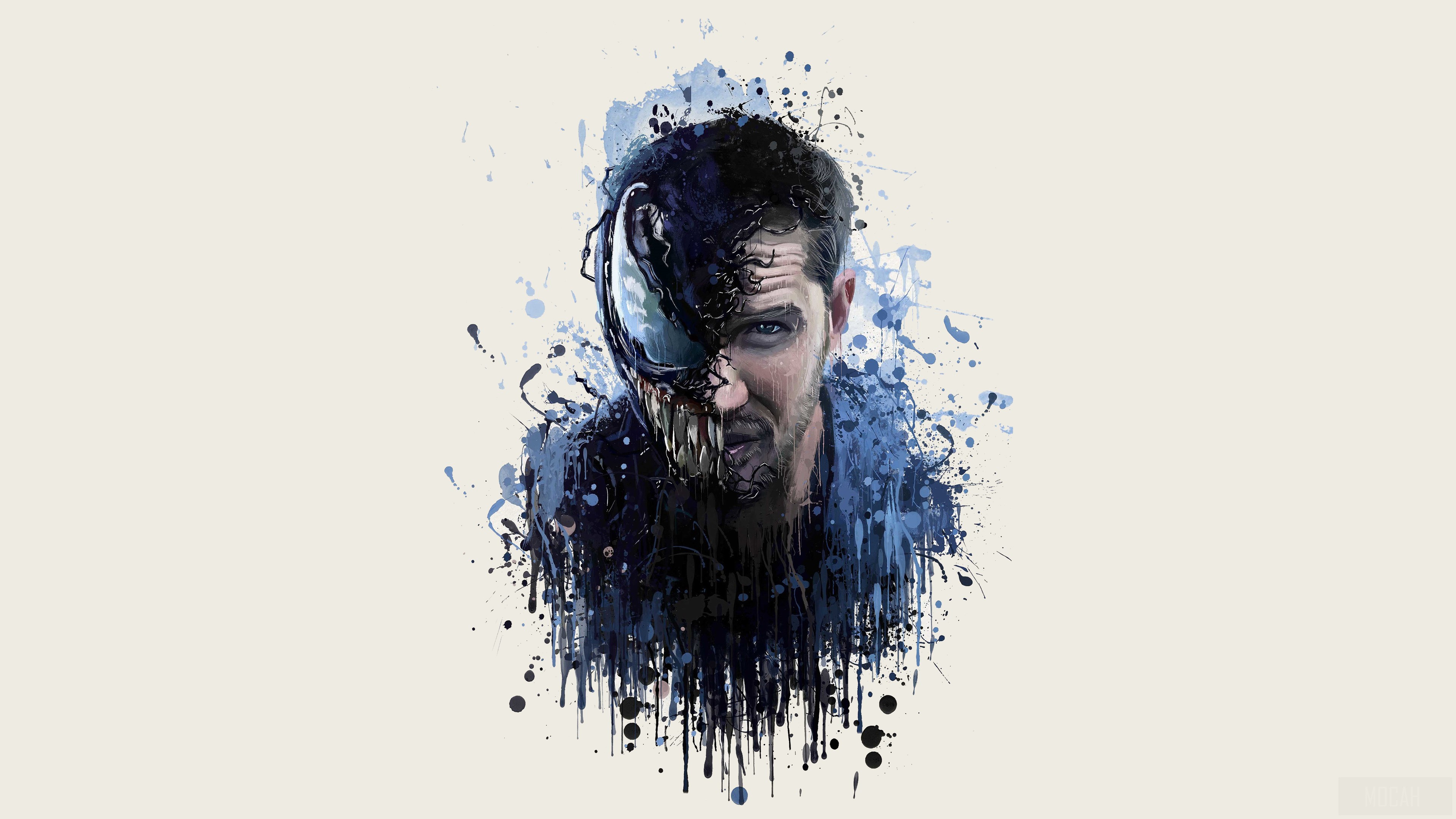 Eddie Brock as Venom from Venom Movie 4K HD Wallpaper