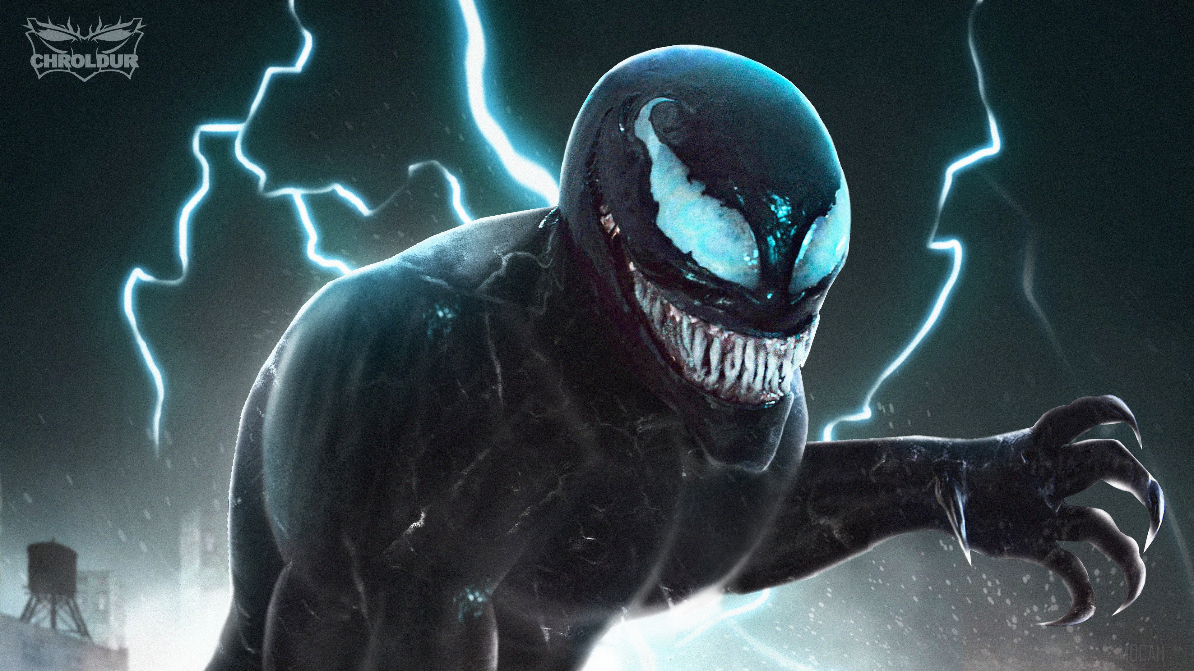 Venom from Marvel Artwork 4K HD Wallpaper