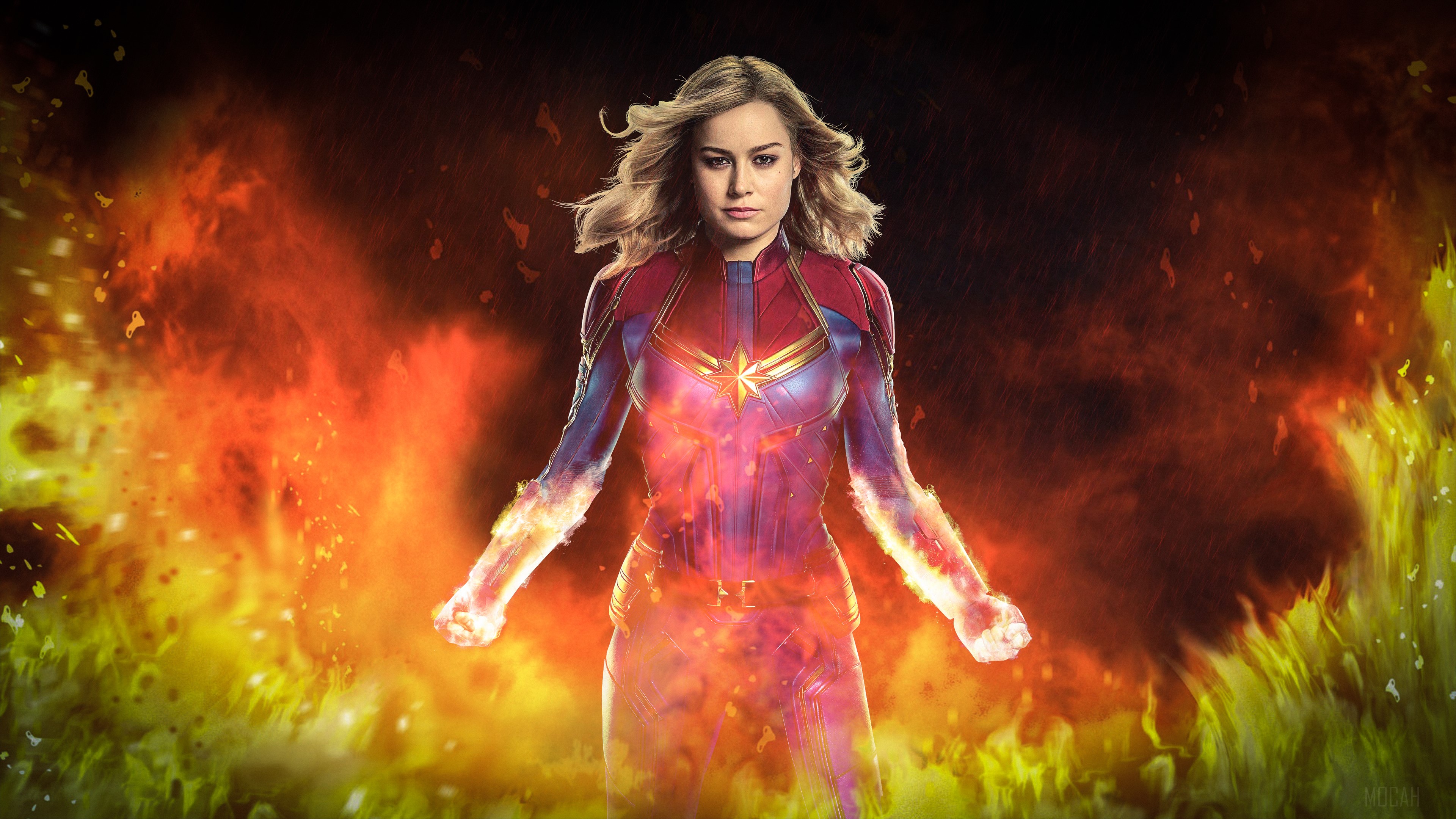Captain Marvel from Captain Marvel Movie 4K HD Wallpaper