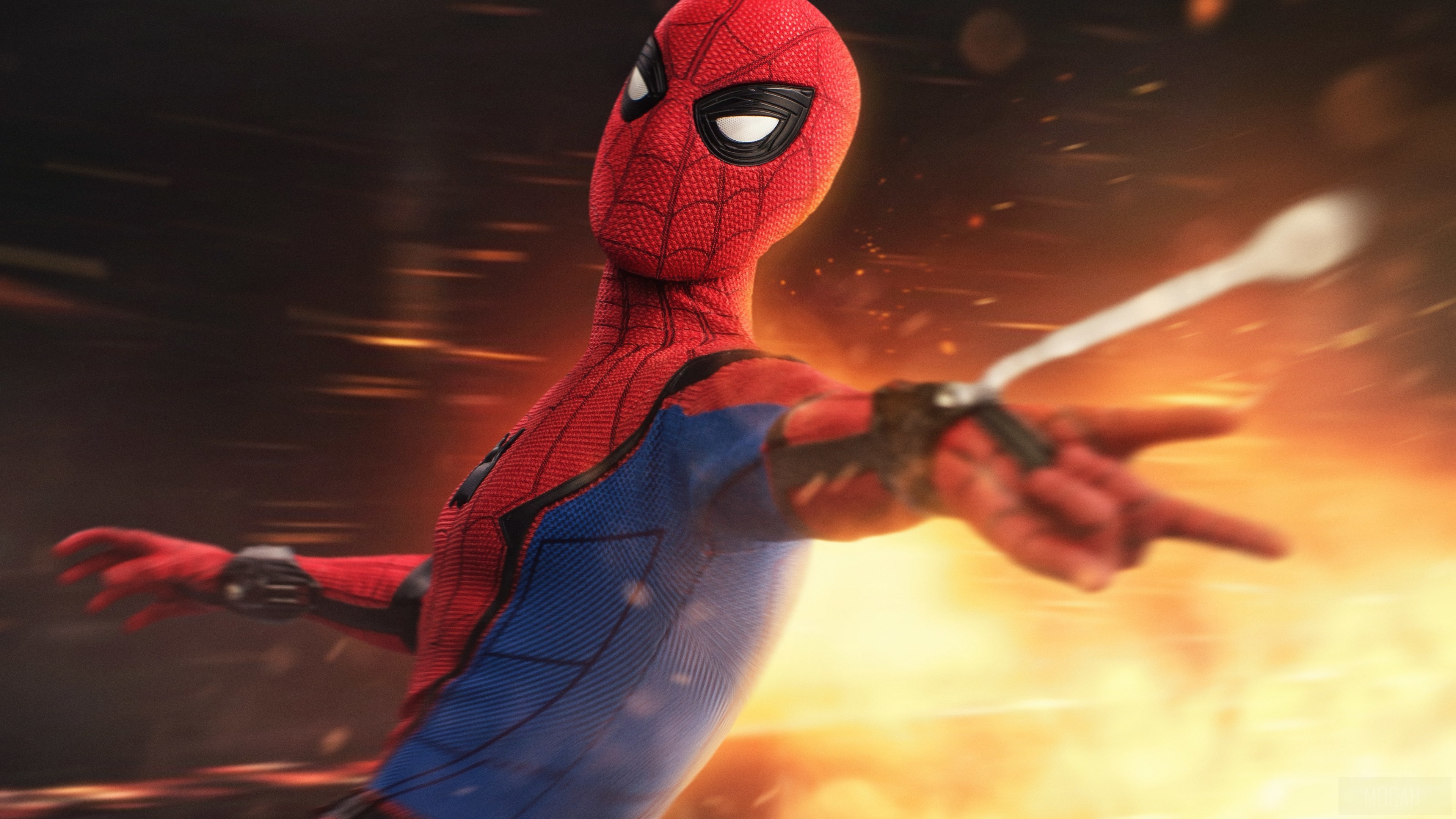 Spiderman in 4K HD Wallpaper