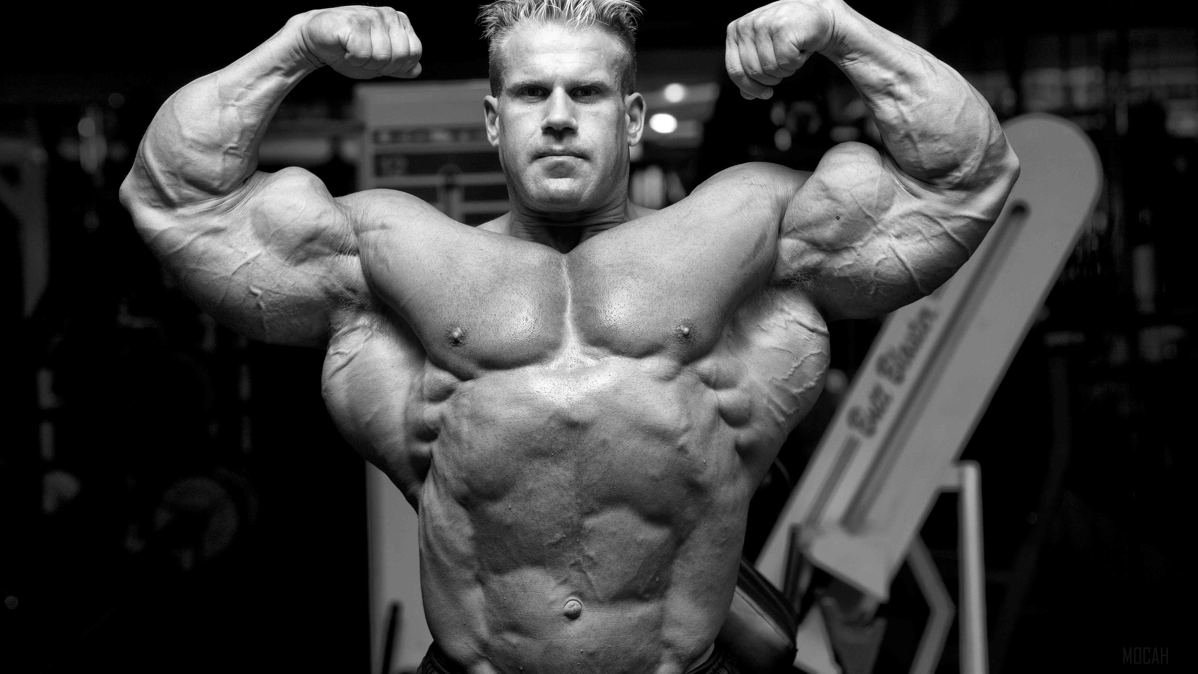 Jay Cutler Flexing Muscles 4K HD Wallpaper