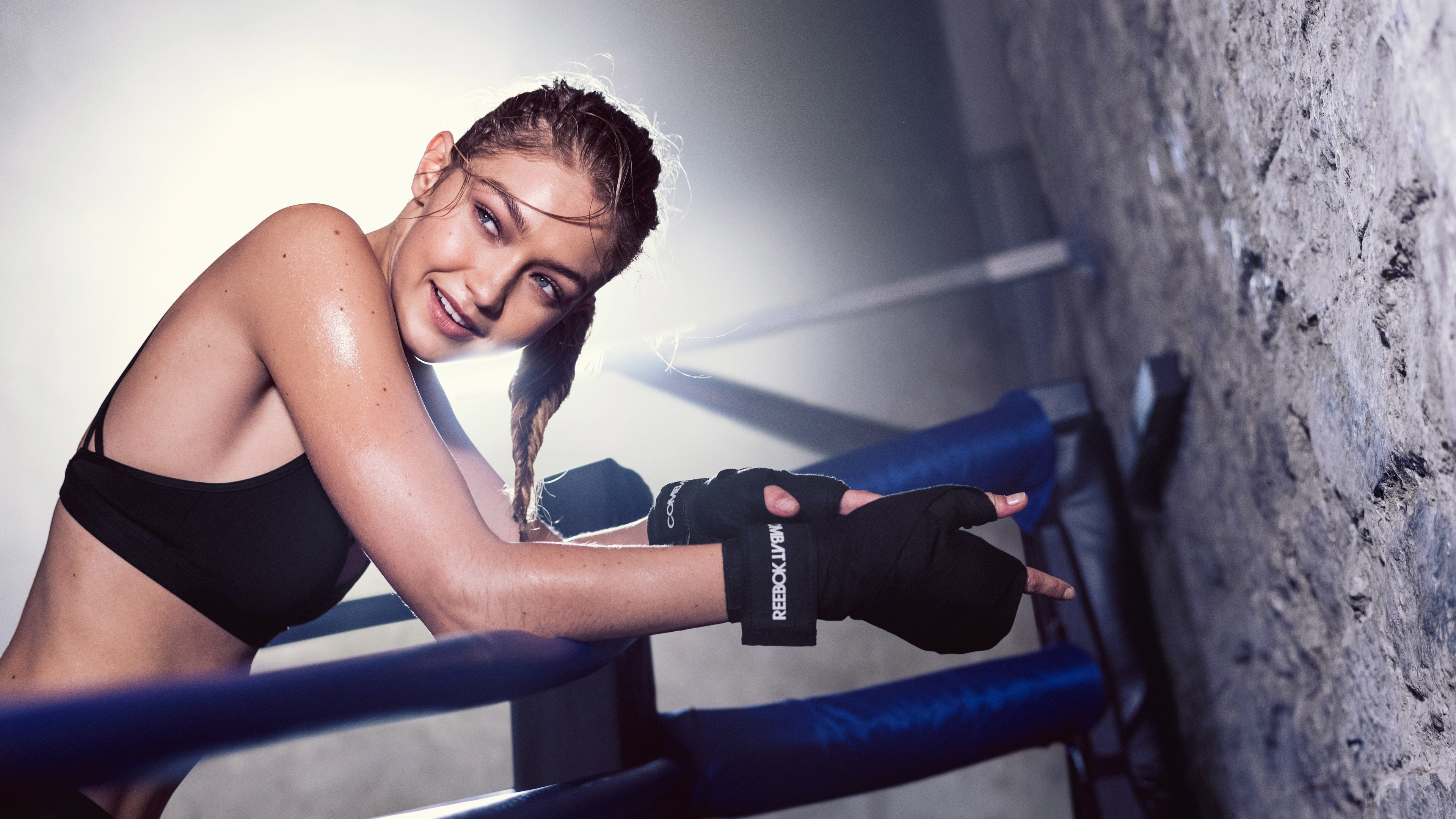 Gigi Hadid from Reebok 4K HD Wallpaper
