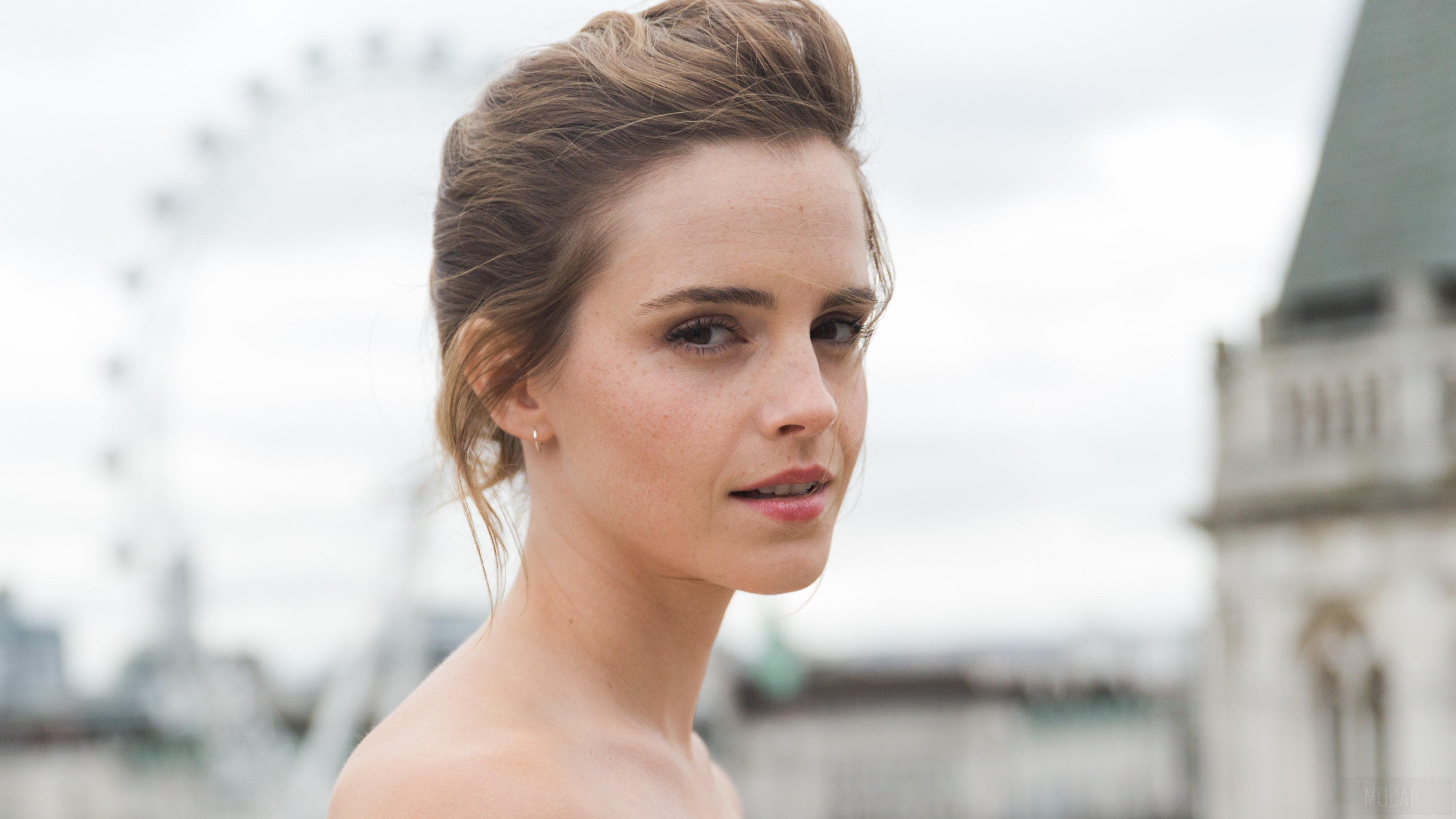 Emma Watson in London 4K HD Wallpaper