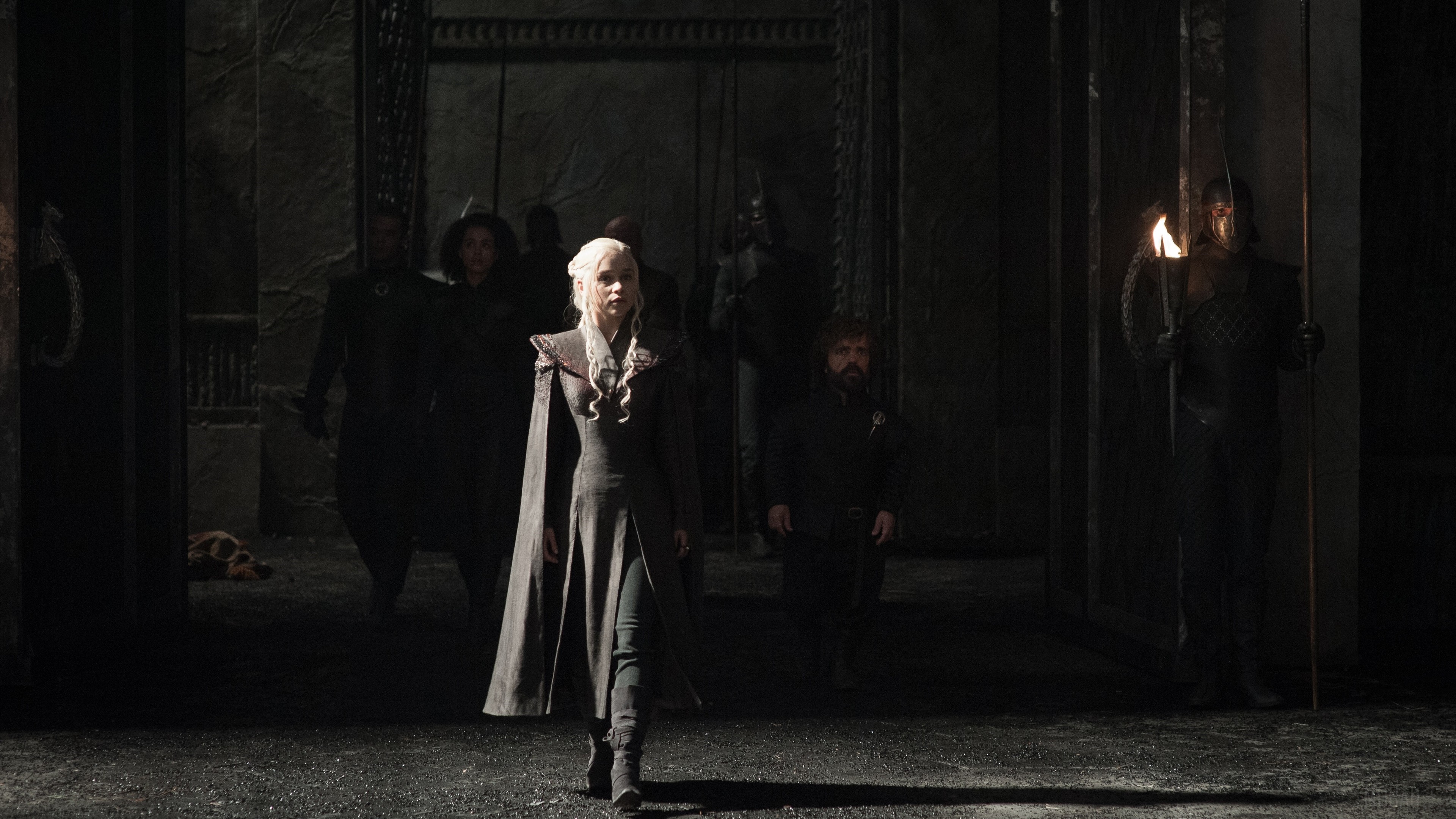Daenerys Targaryen and Tyrion Lannister from Game of Thrones 4K HD Wallpaper