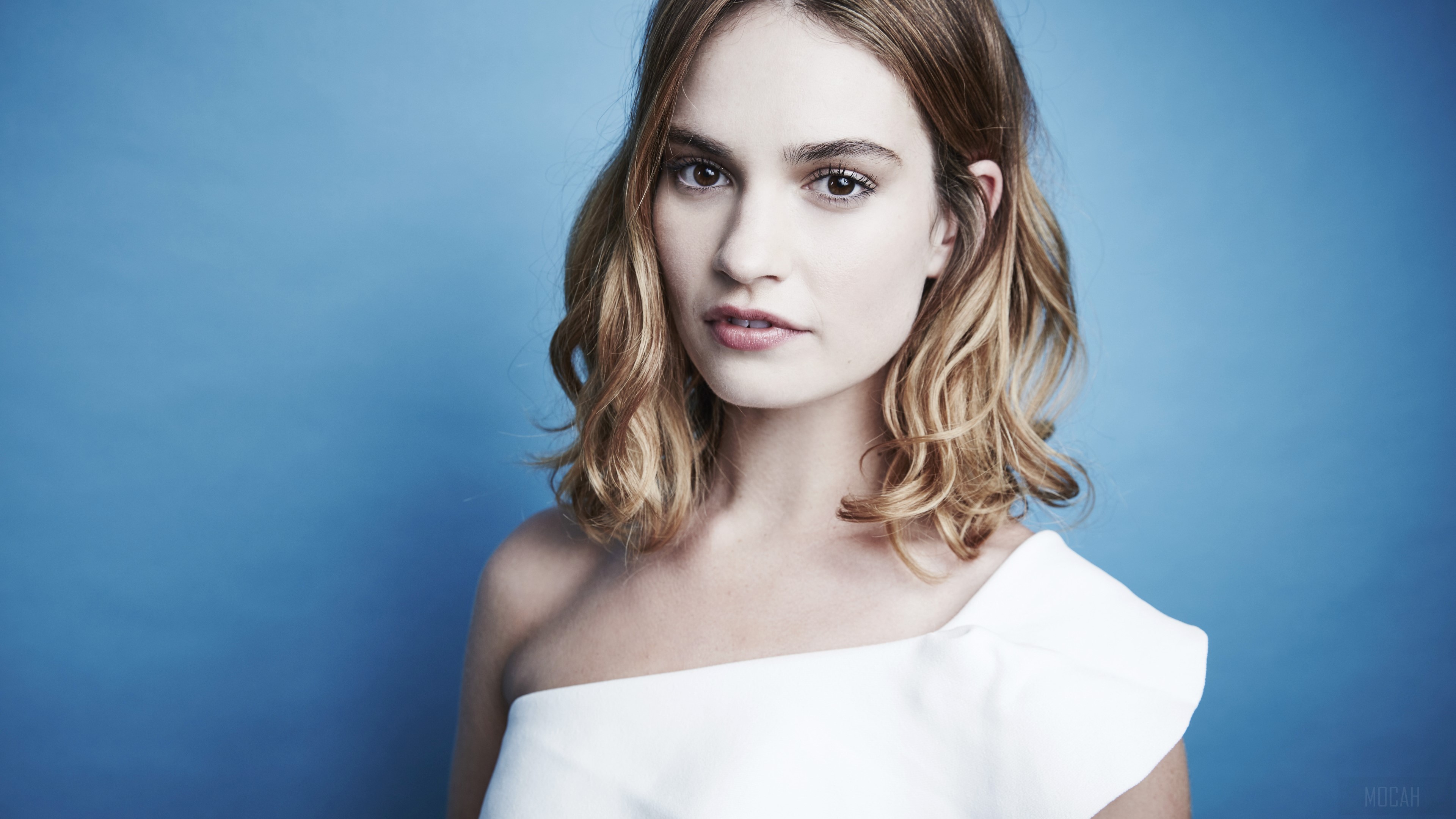 Lily James HD Wallpaper