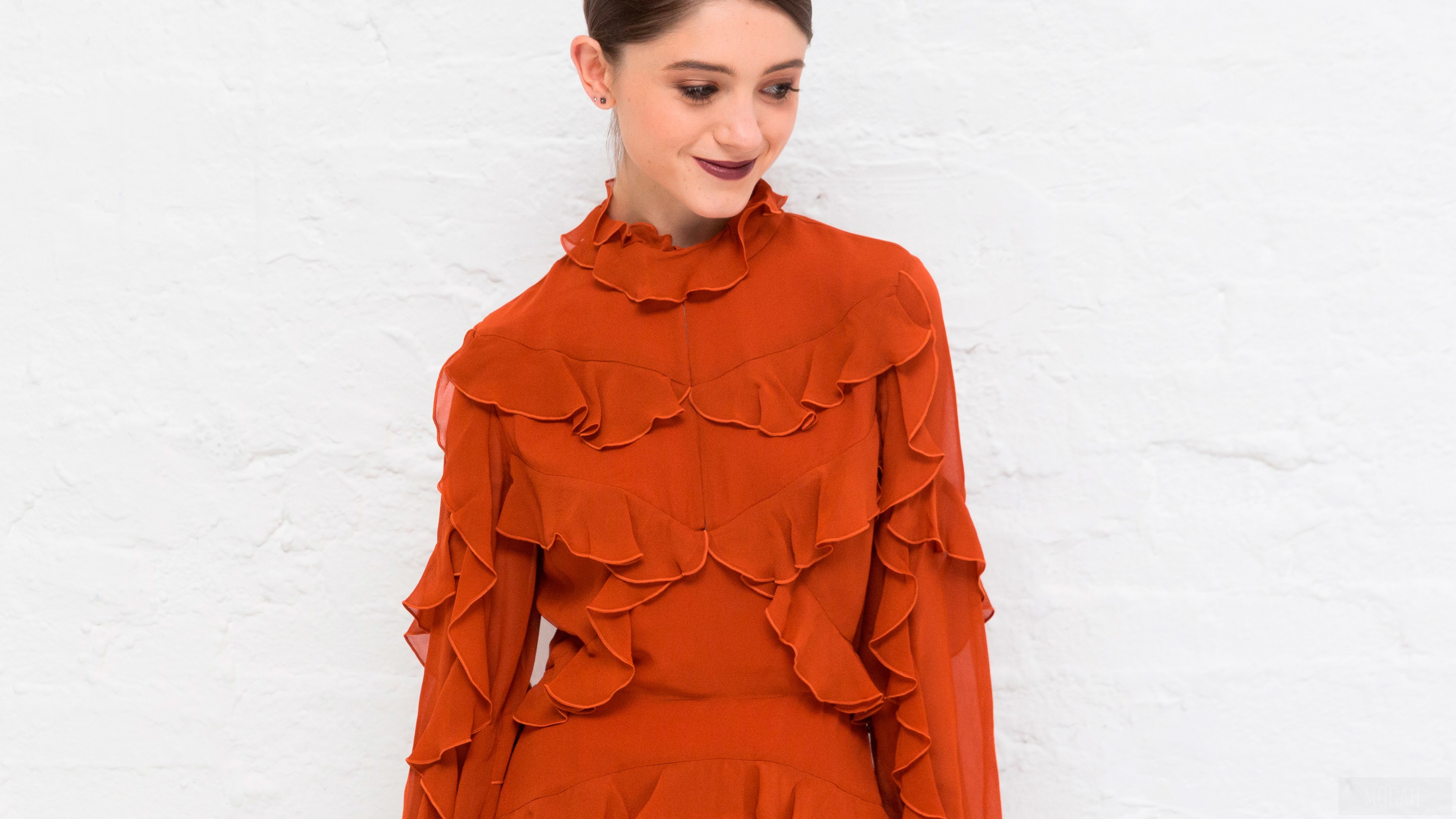 Natalia Dyer from Harpers Photoshoot 4K HD Wallpaper