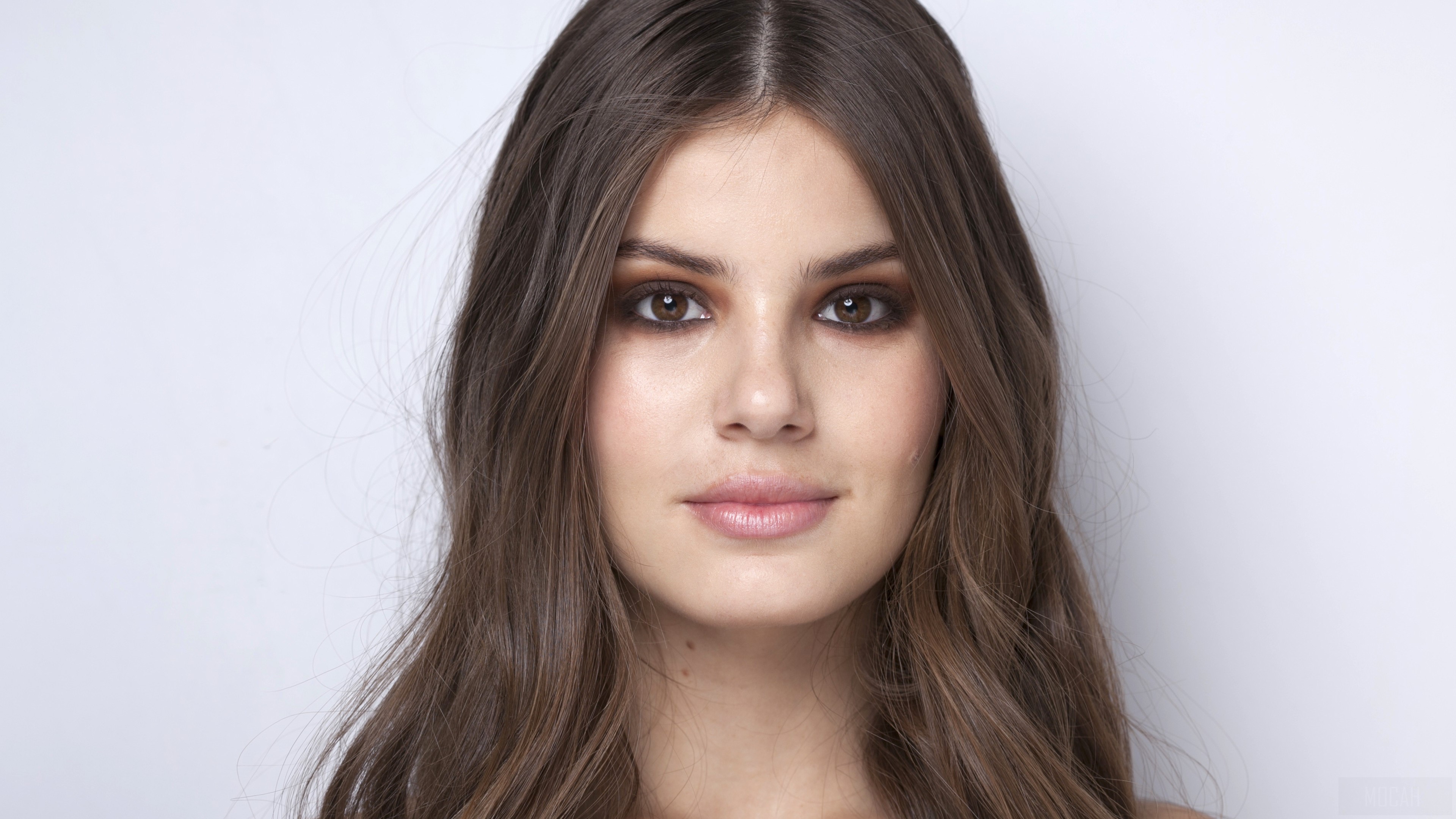 Camila Queiroz Face Closeup HD Wallpaper