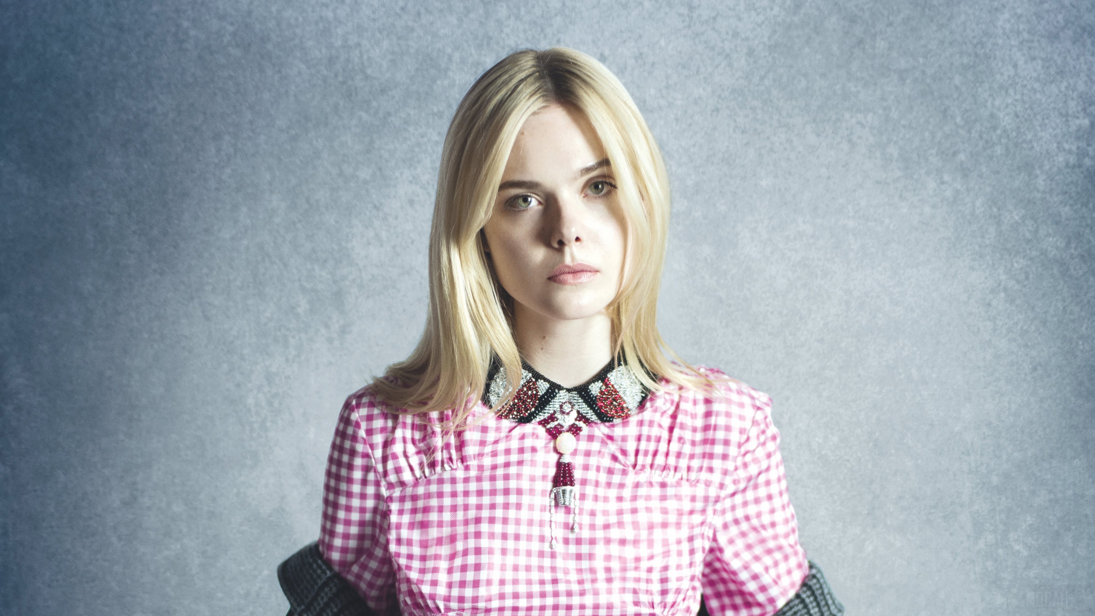Elle Fanning in Paris Magazine Photoshoot 4K HD Wallpaper