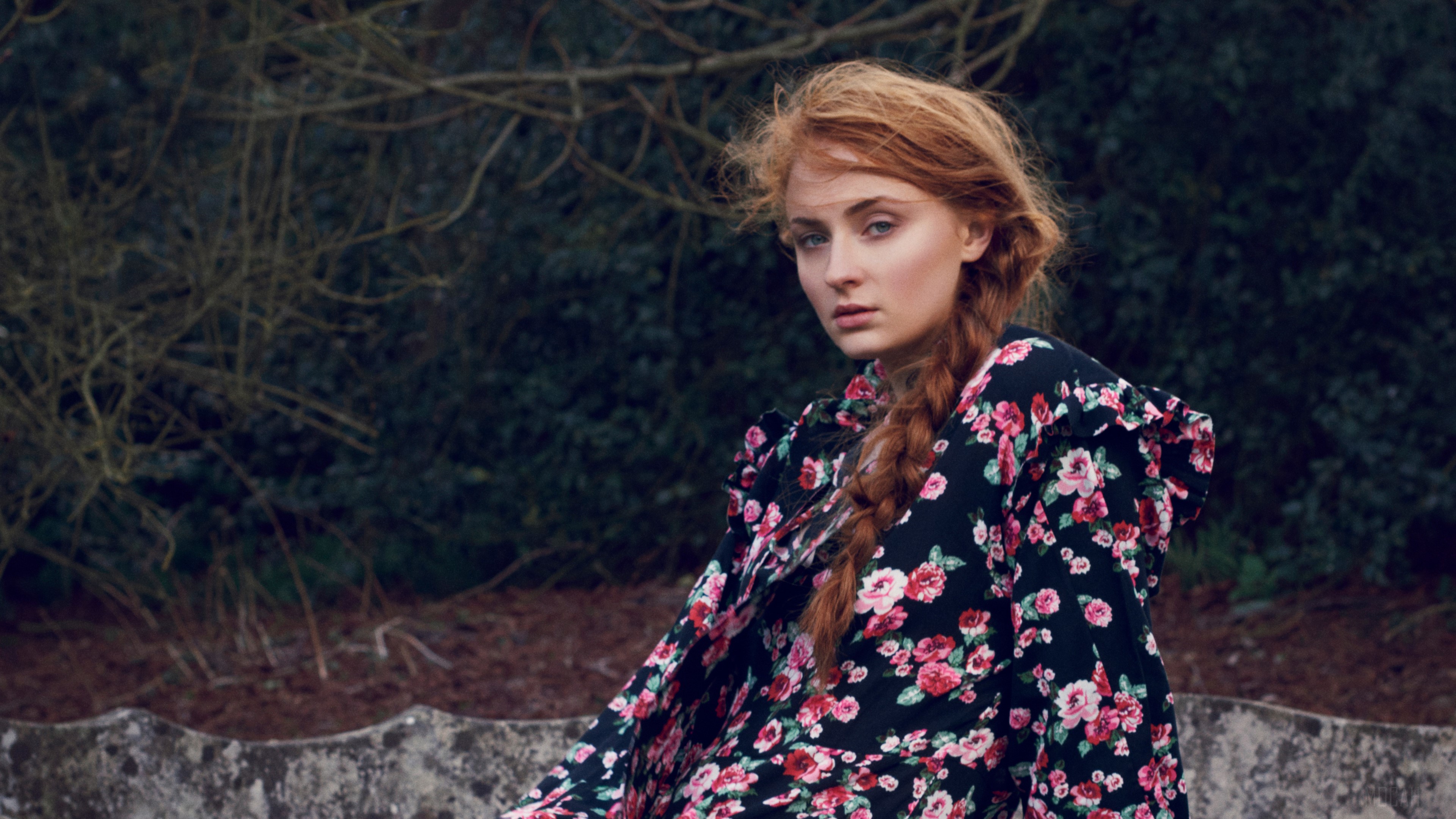 Sophie Turner in Marie Claire 4K HD Wallpaper