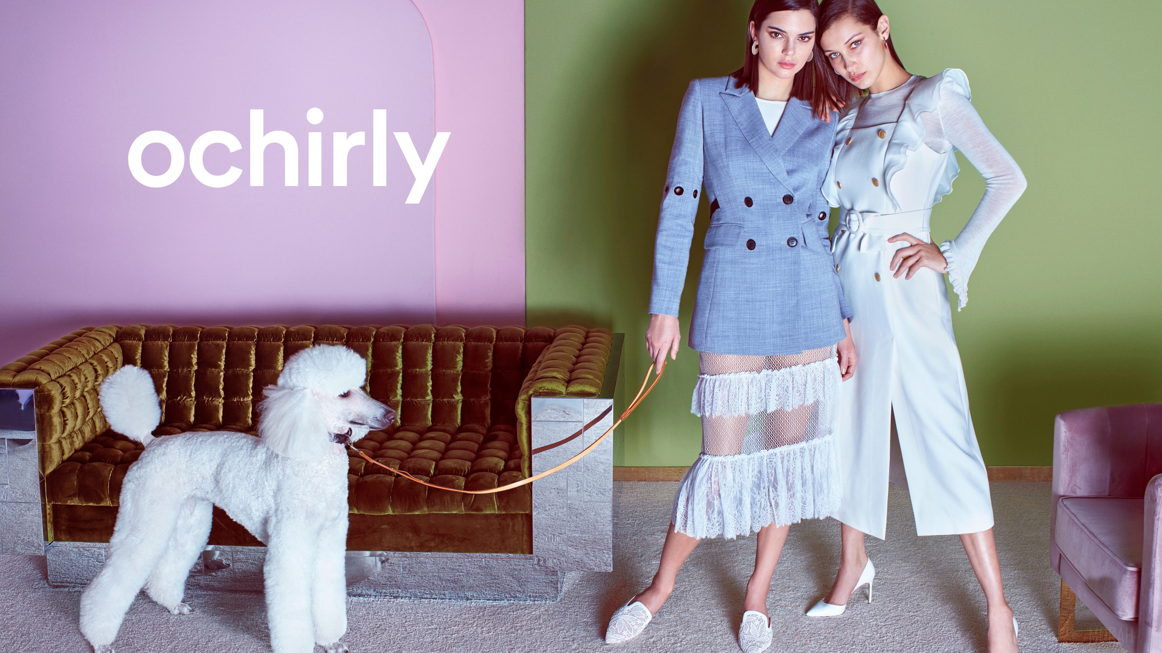 Kendall Jenner And Bella Hadid At Ochirly HD Wallpaper
