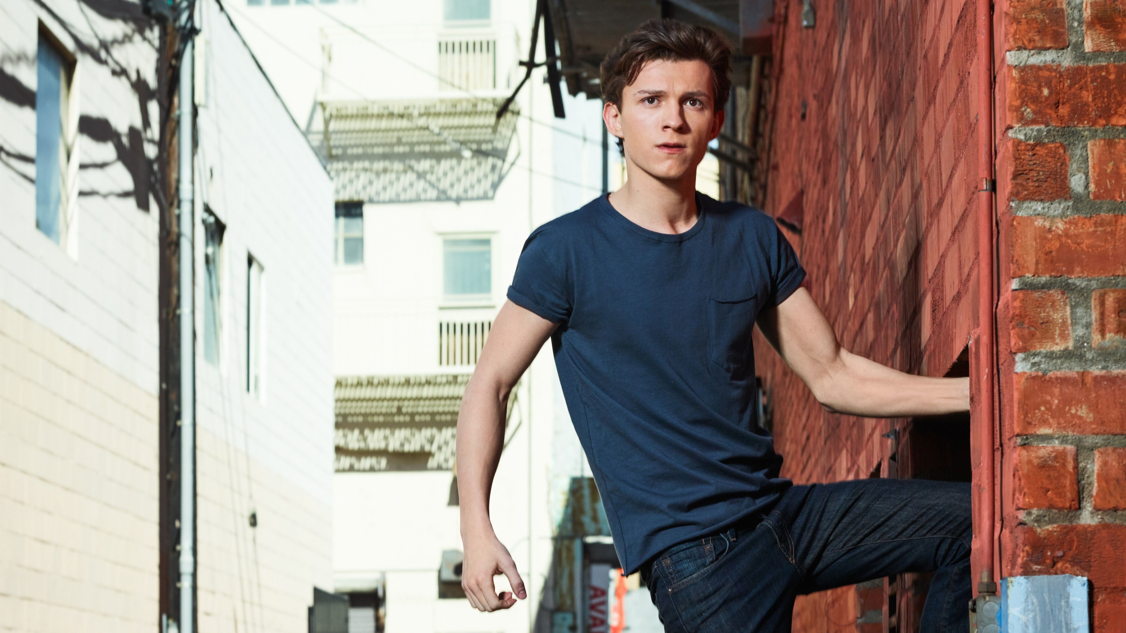 Tom Holland in 4K Photoshoot HD Wallpaper