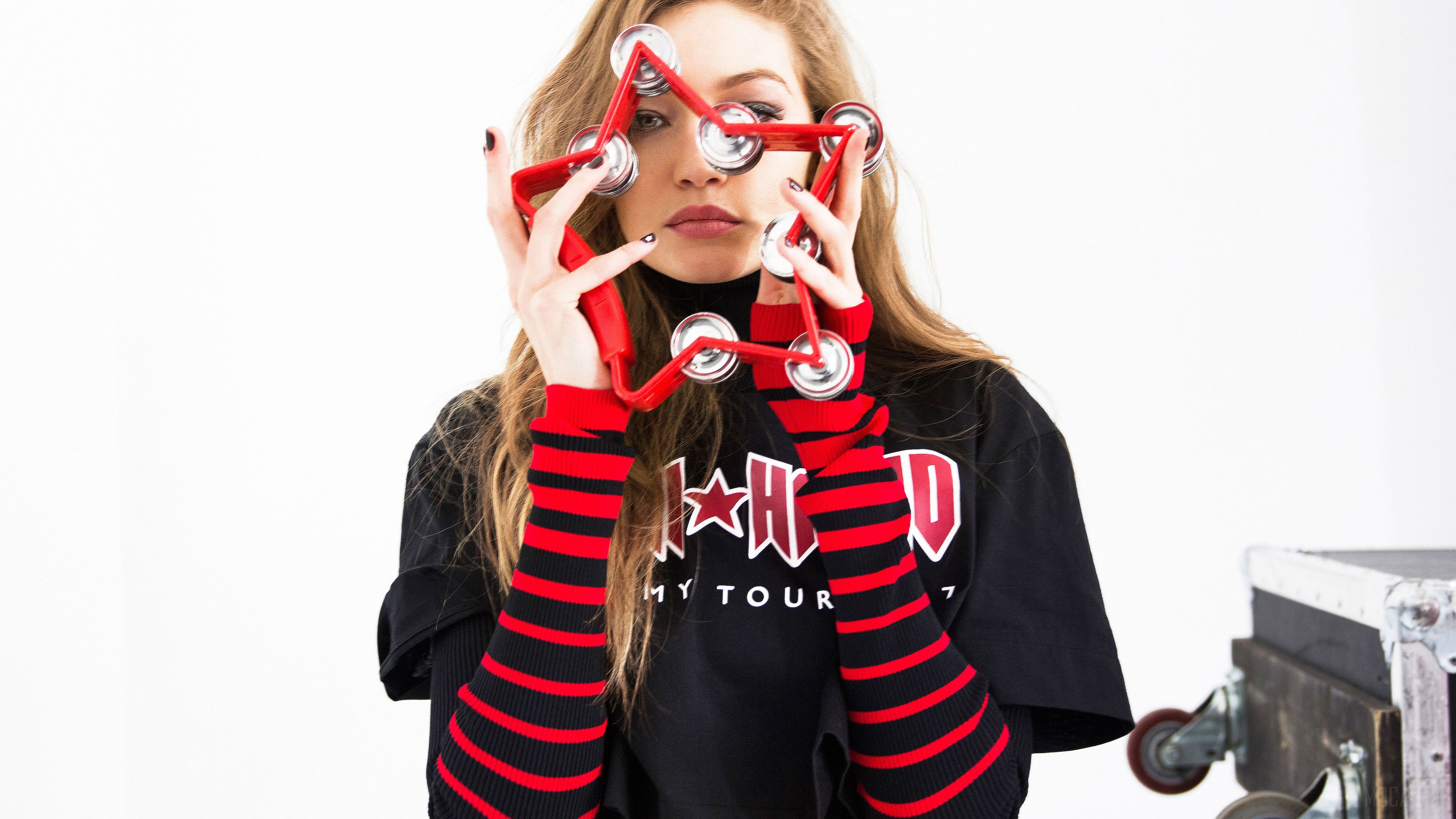 Gigi Hadid from Tommy Hilfiger 4K HD Wallpaper