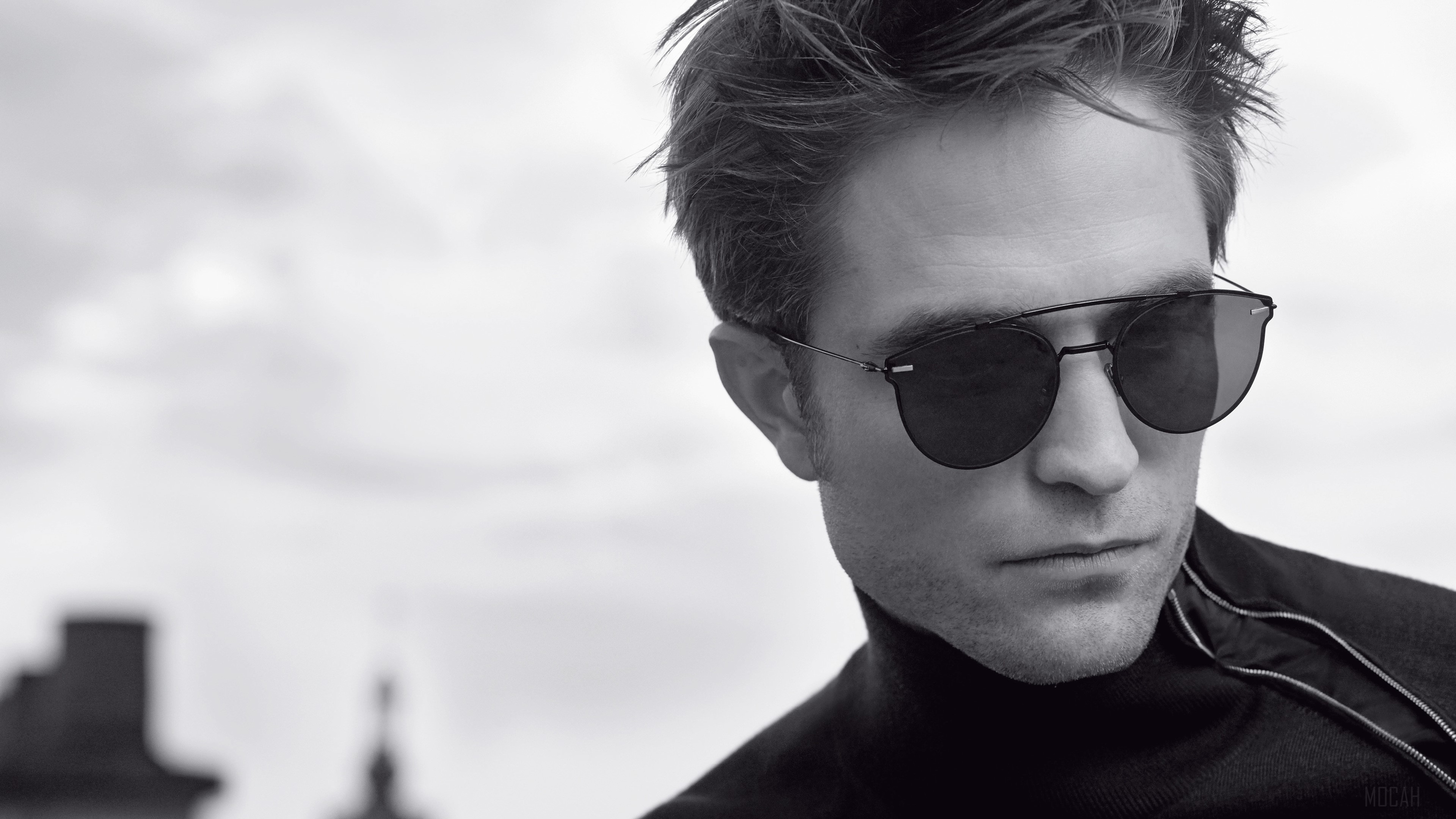 Robert Pattinson wearing Dior sunglasses HD Wallpaper