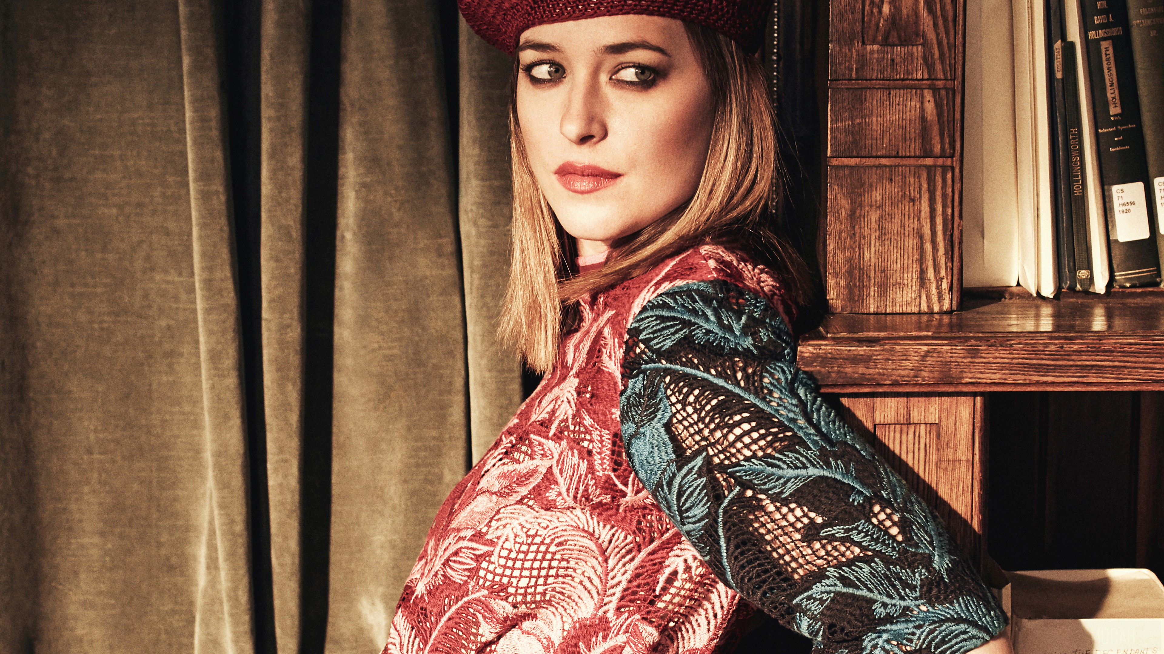 Dakota Johnson for Net-A-Porter 4K HD Wallpaper