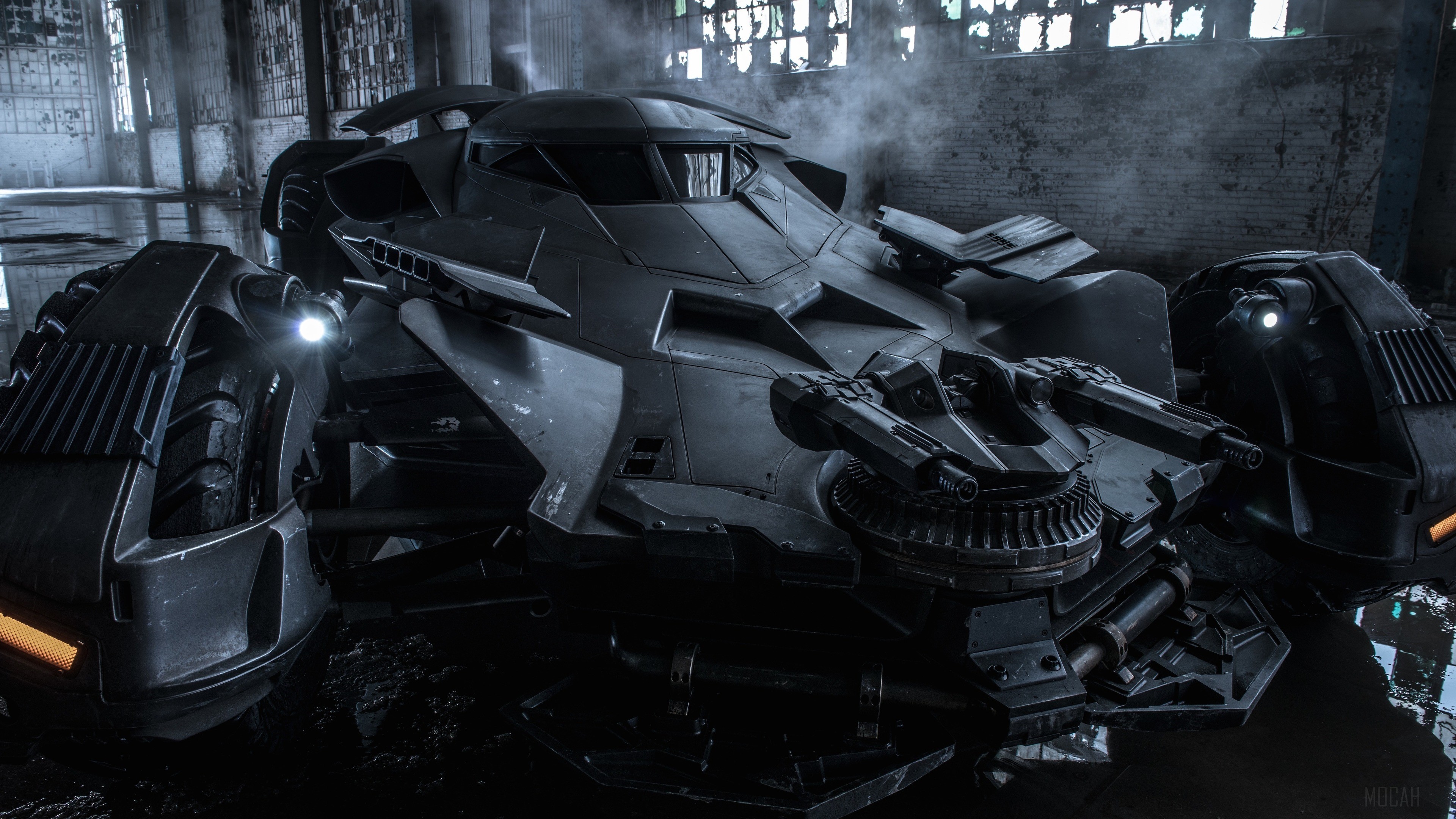 The Batmobile from Batman 4K HD Wallpaper