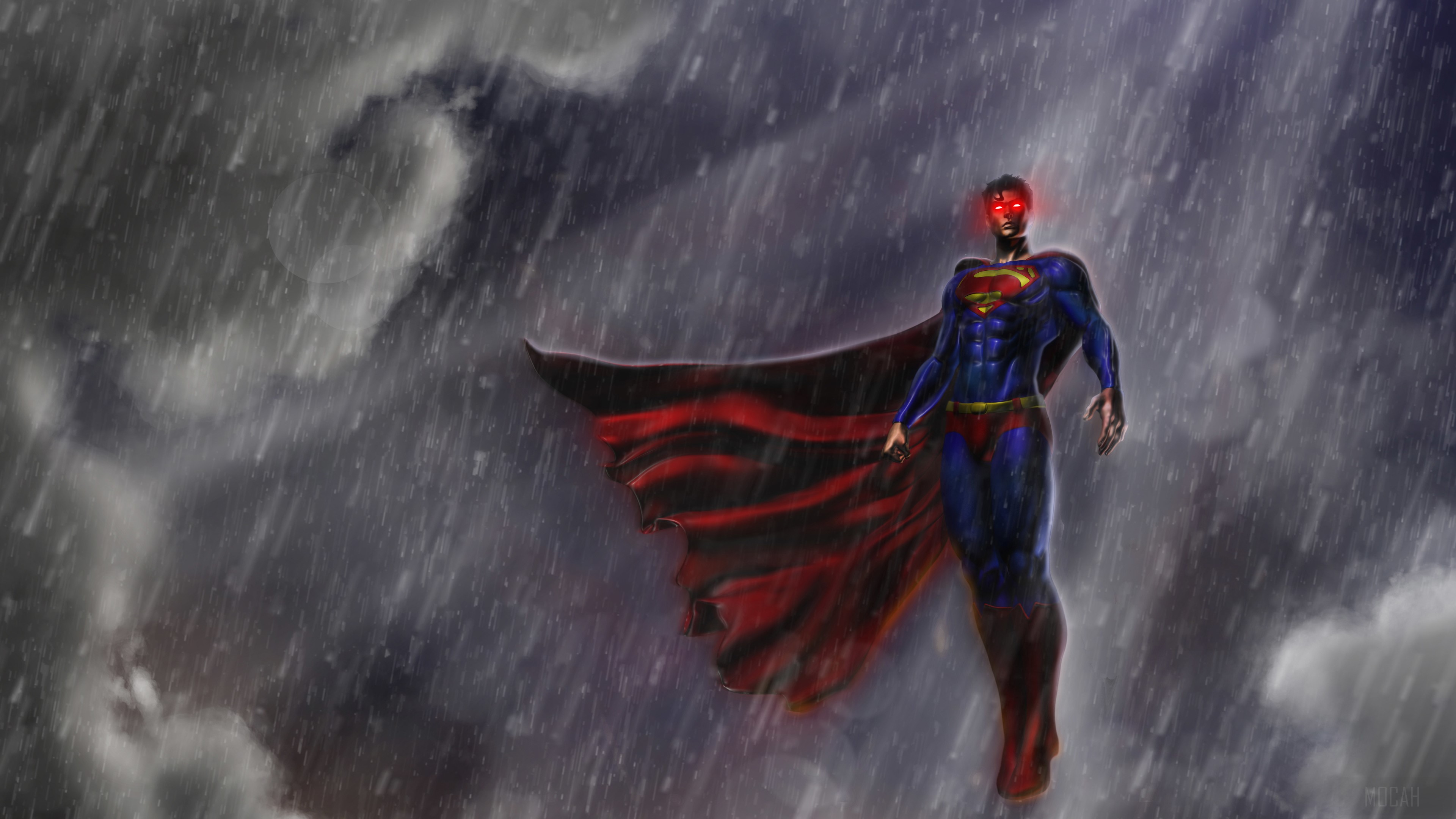 Superman from Justice League Artwork 4K HD Wallpaper