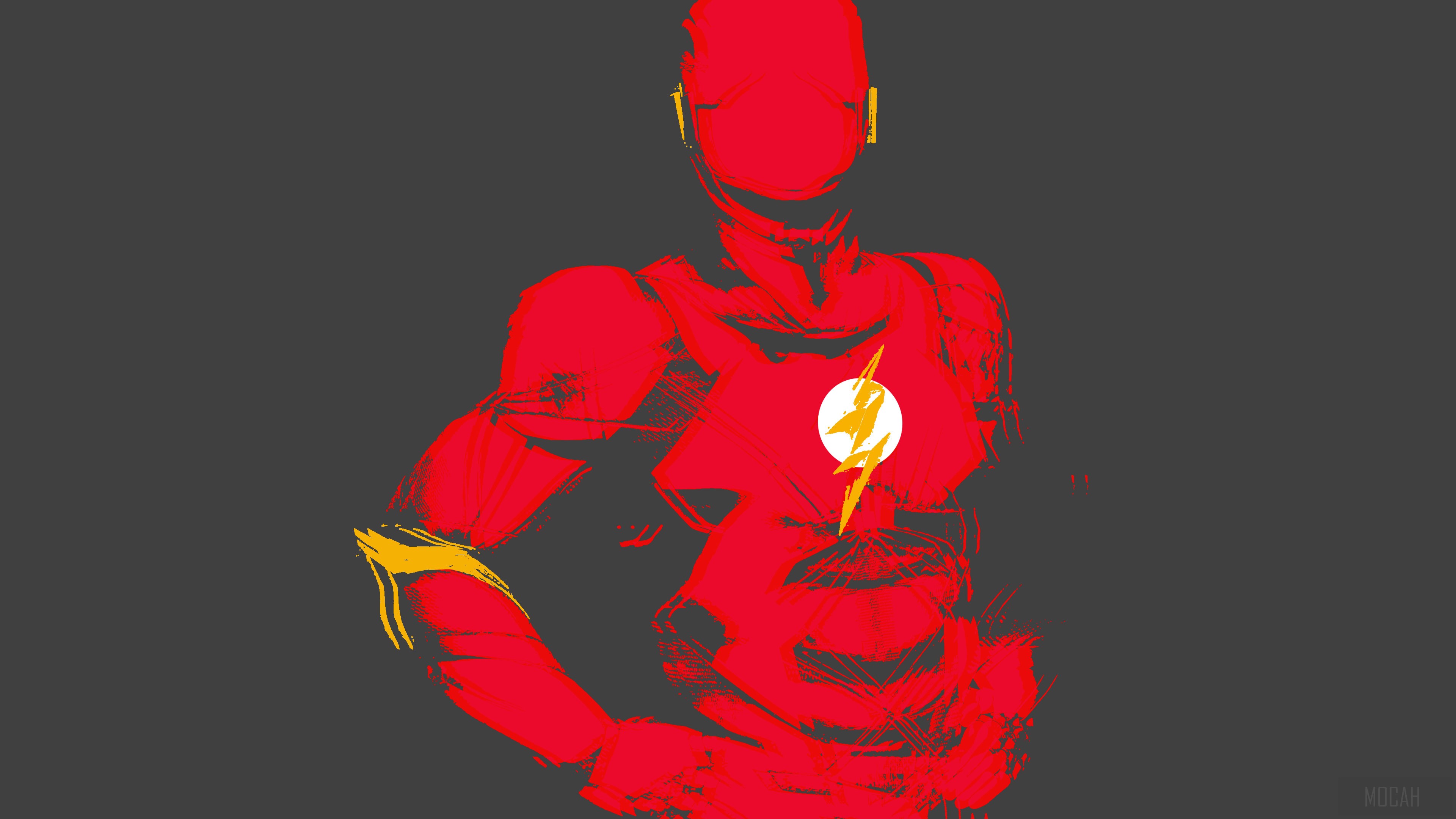The Flash Minimalist 4K HD Wallpaper