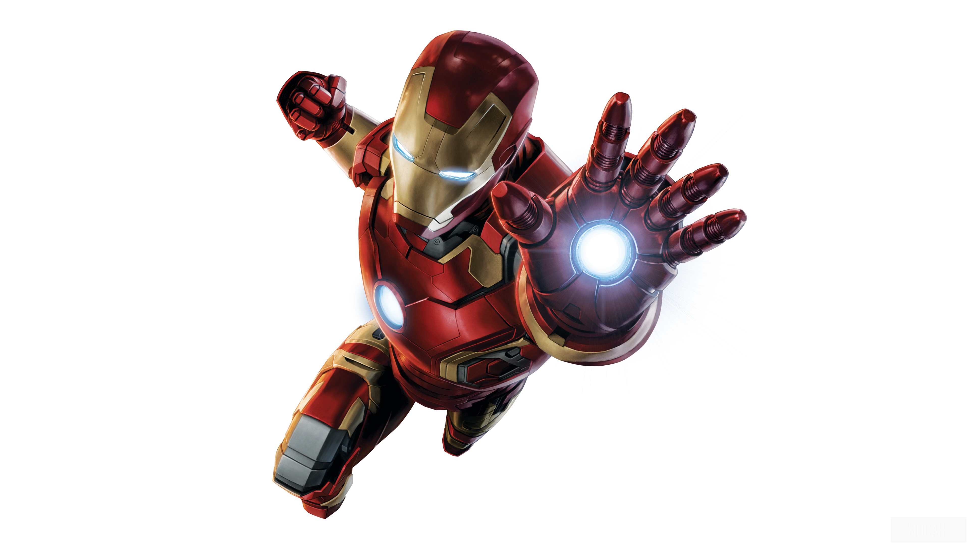 Iron Man in flight, 4K HD Wallpaper