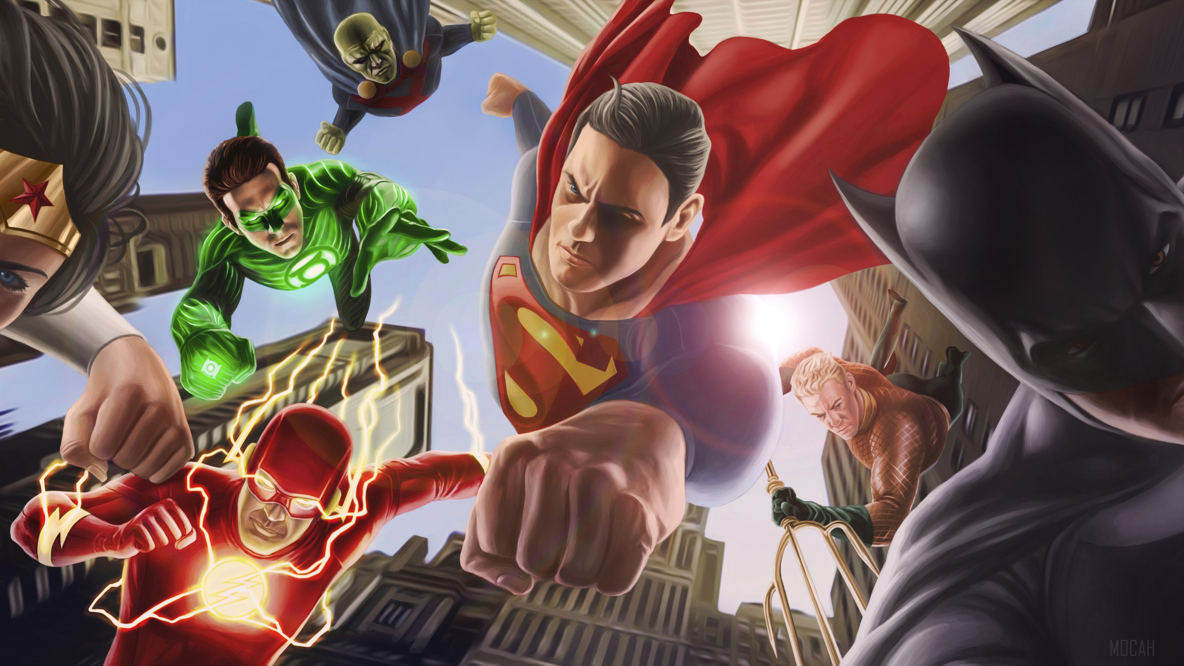 Justice League Artwork HD Wallpaper