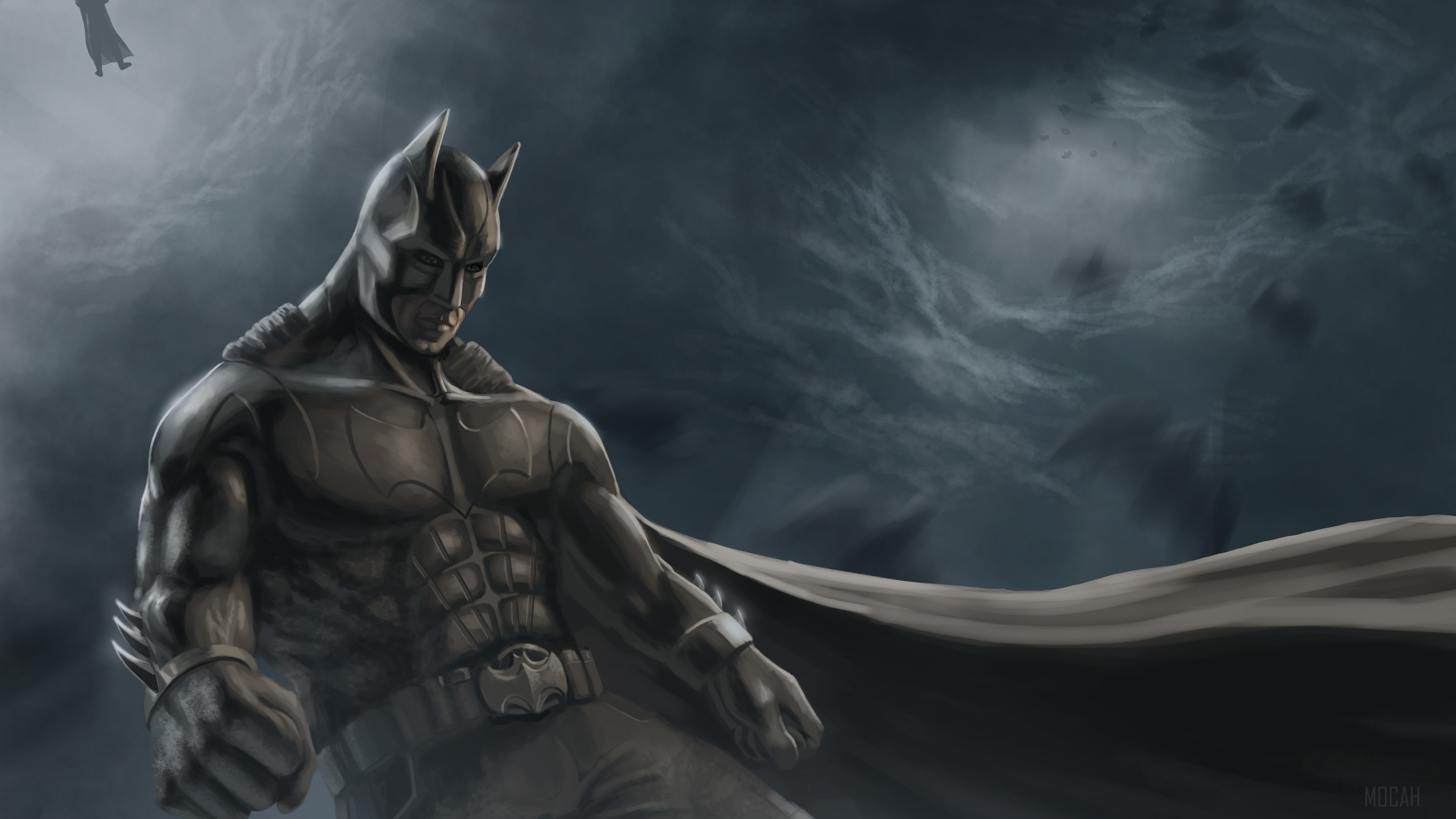 Batman from The Dark Knight Fan Artwork 4K HD Wallpaper