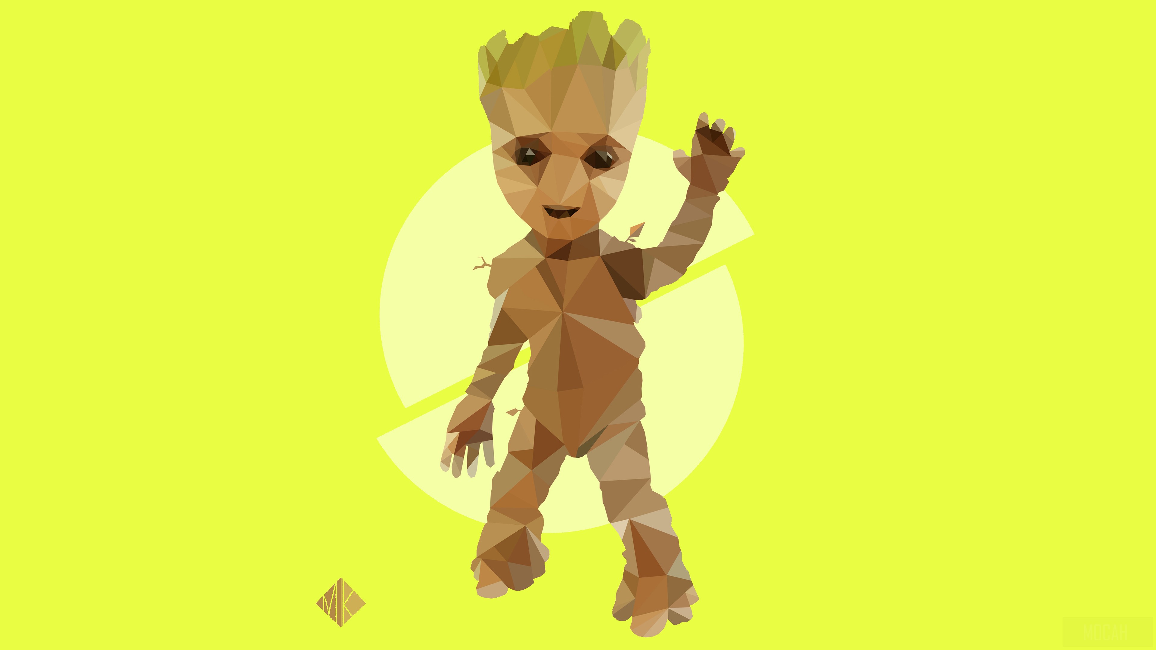 Baby Groot Artwork HD Wallpaper